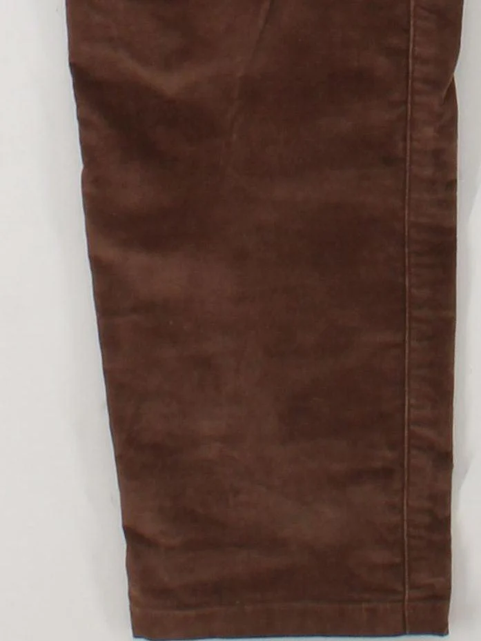Peruvian Connection Women's Trousers UK 8 Brown Cotton - Image 4