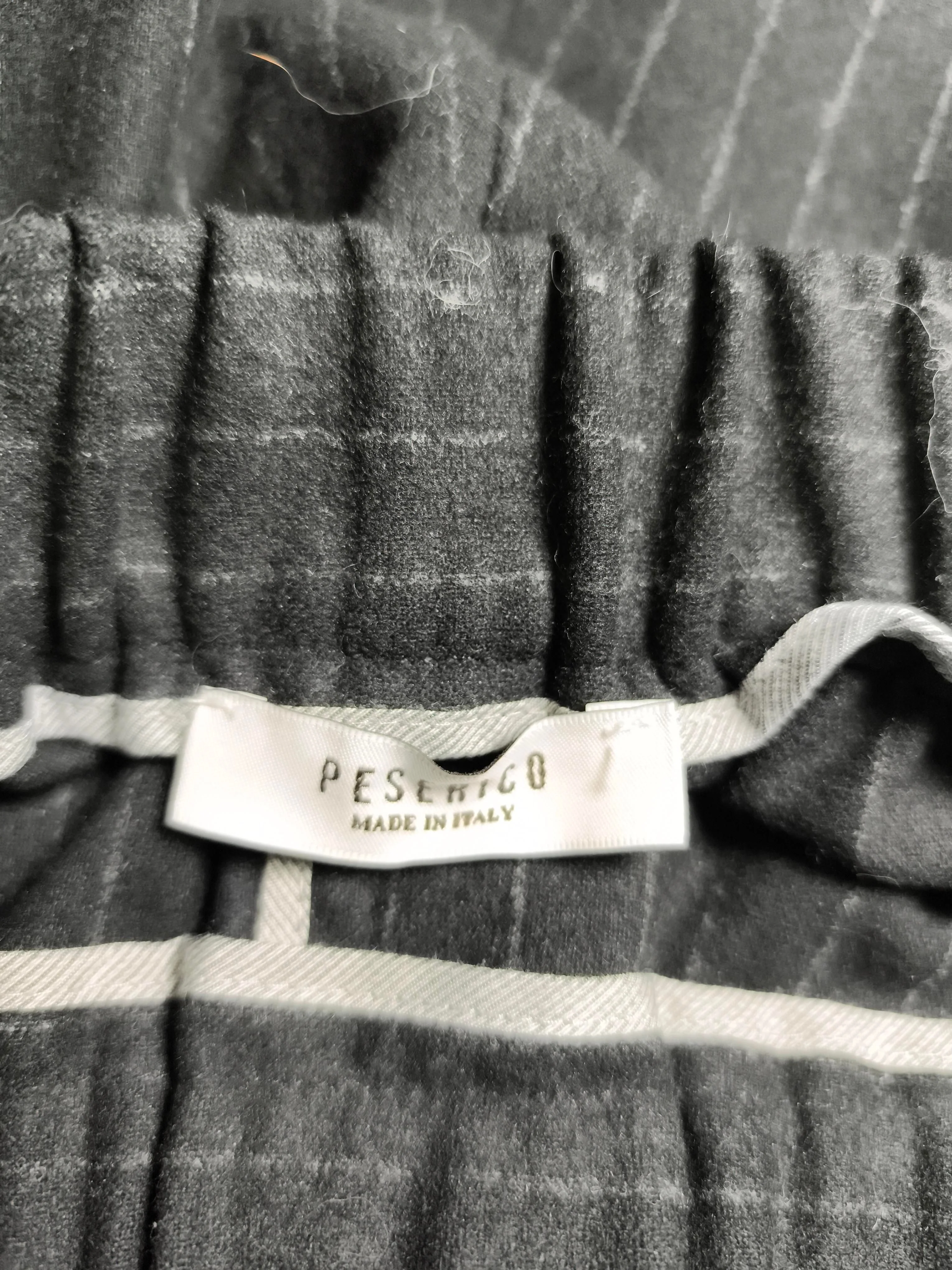 PESERICO Men's Trousers W 38 in Black Wool with Polyester, Viscose Chino - Image 5