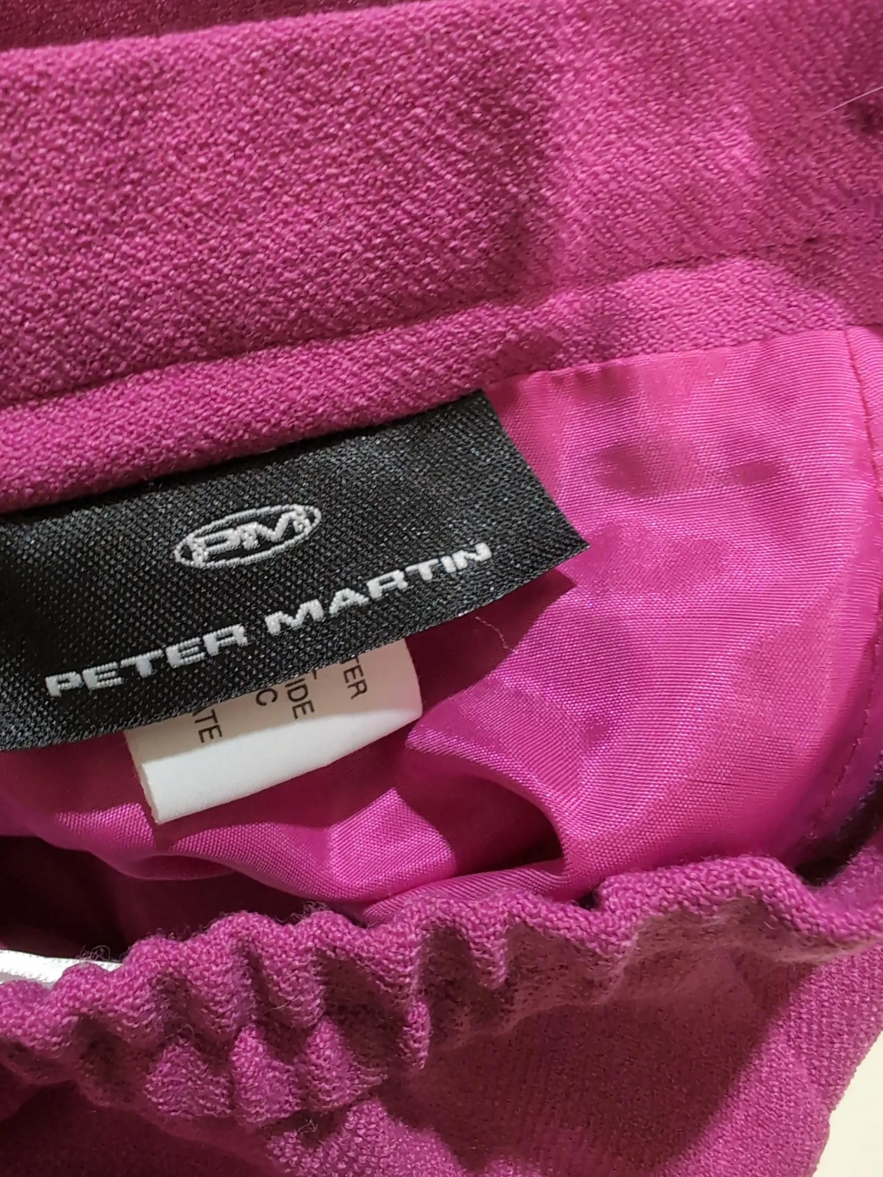 Peter Martin Women's Maxi Skirt UK 18 Pink Polyester - Image 6