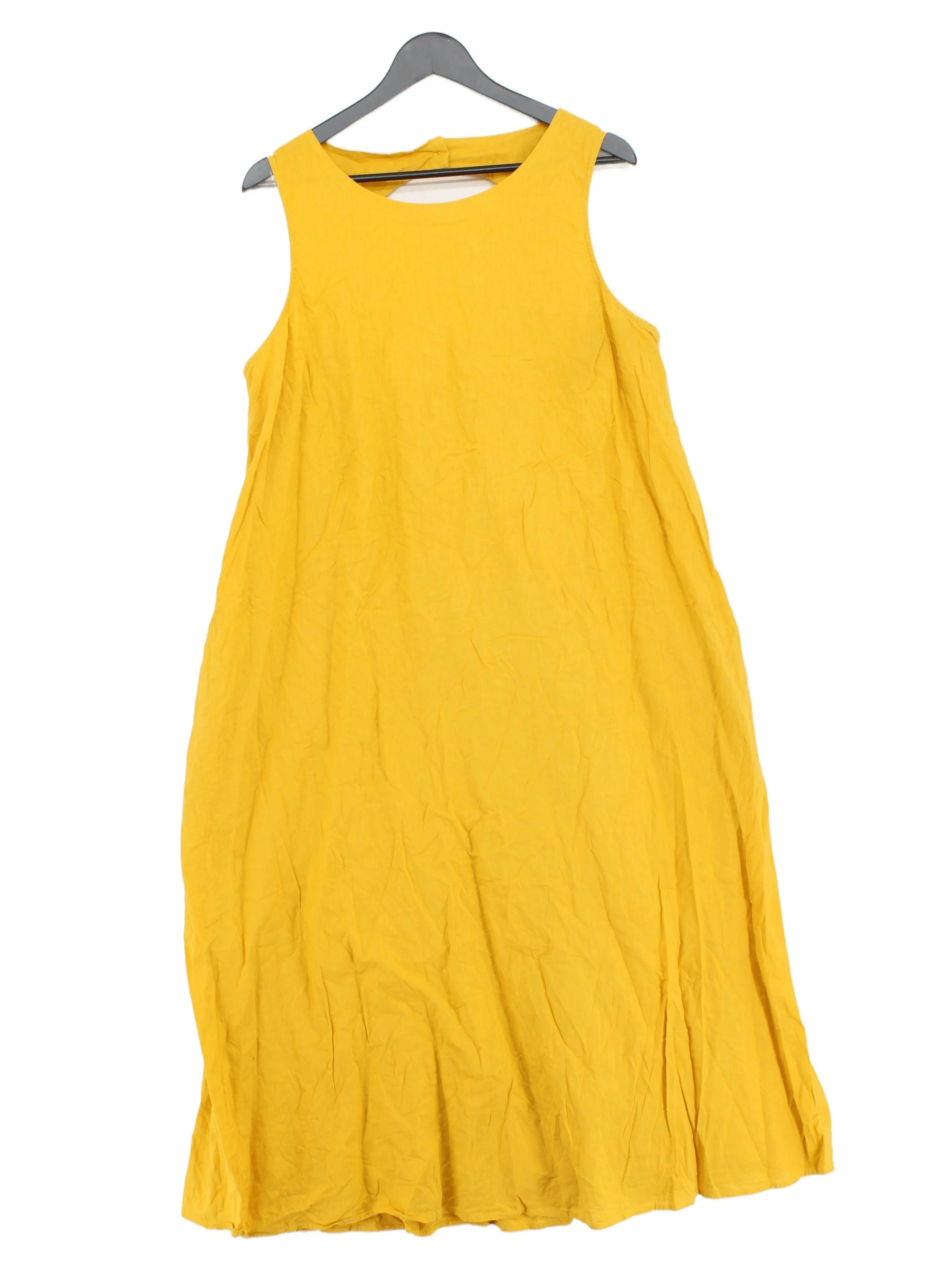Phase Eight A-Line Maxi Dress UK18 in Yellow