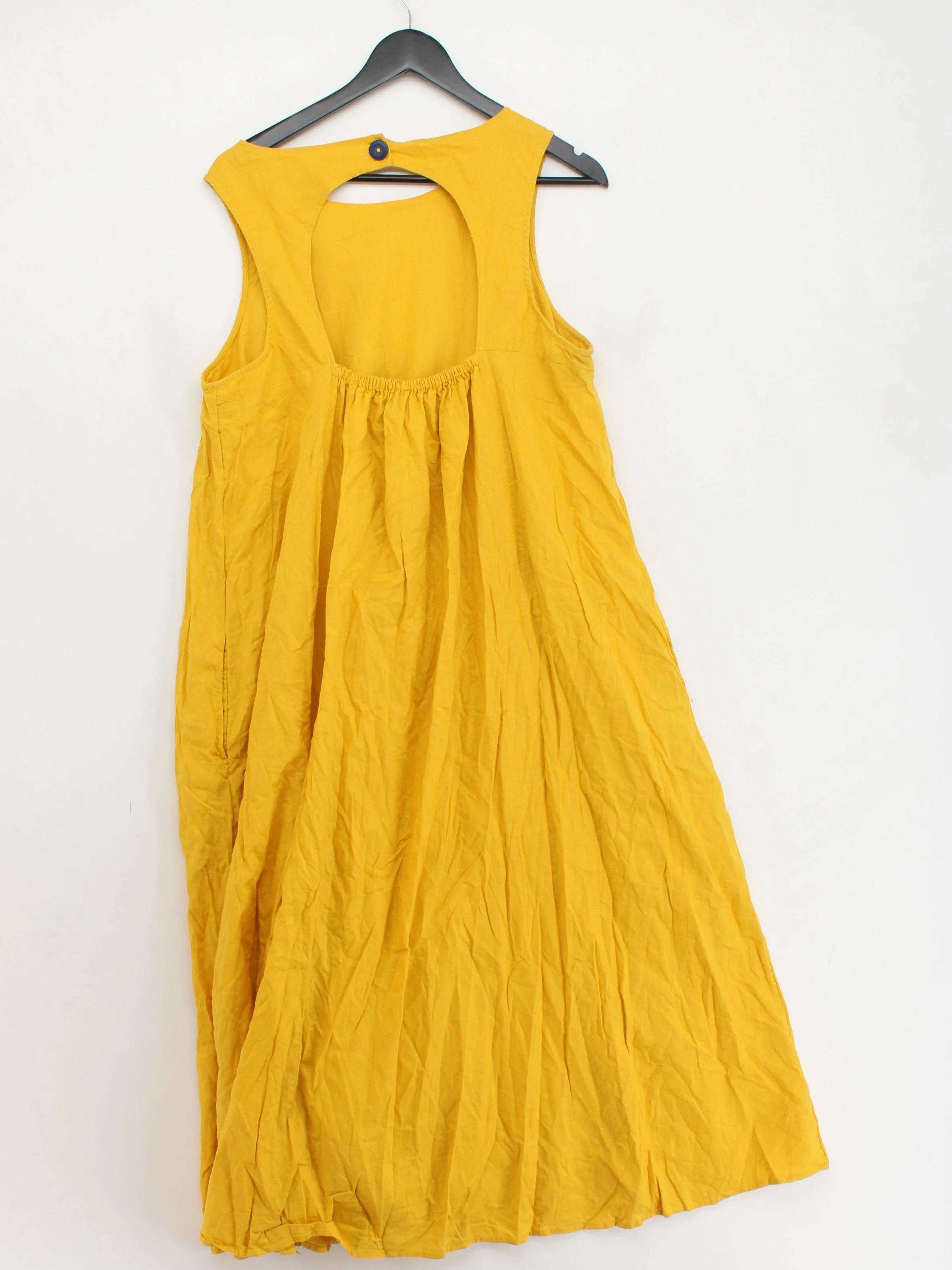 Phase Eight A-Line Maxi Dress UK18 in Yellow - Image 2