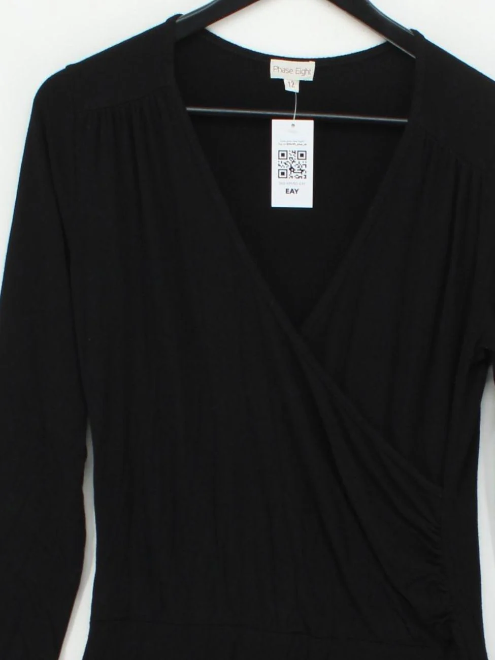 Phase Eight A-Line Midi Dress UK12 in Black - Image 3