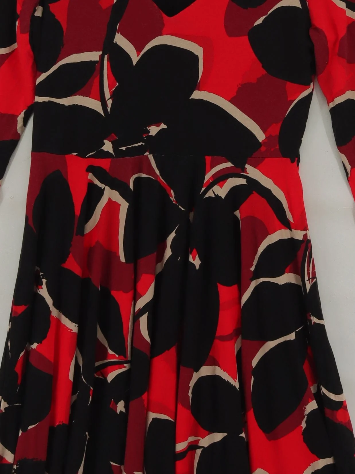 Phase Eight A-Line Midi Dress UK12 in Red - Image 3