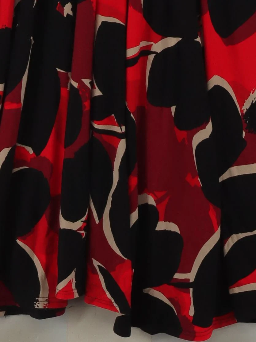 Phase Eight A-Line Midi Dress UK12 in Red - Image 4