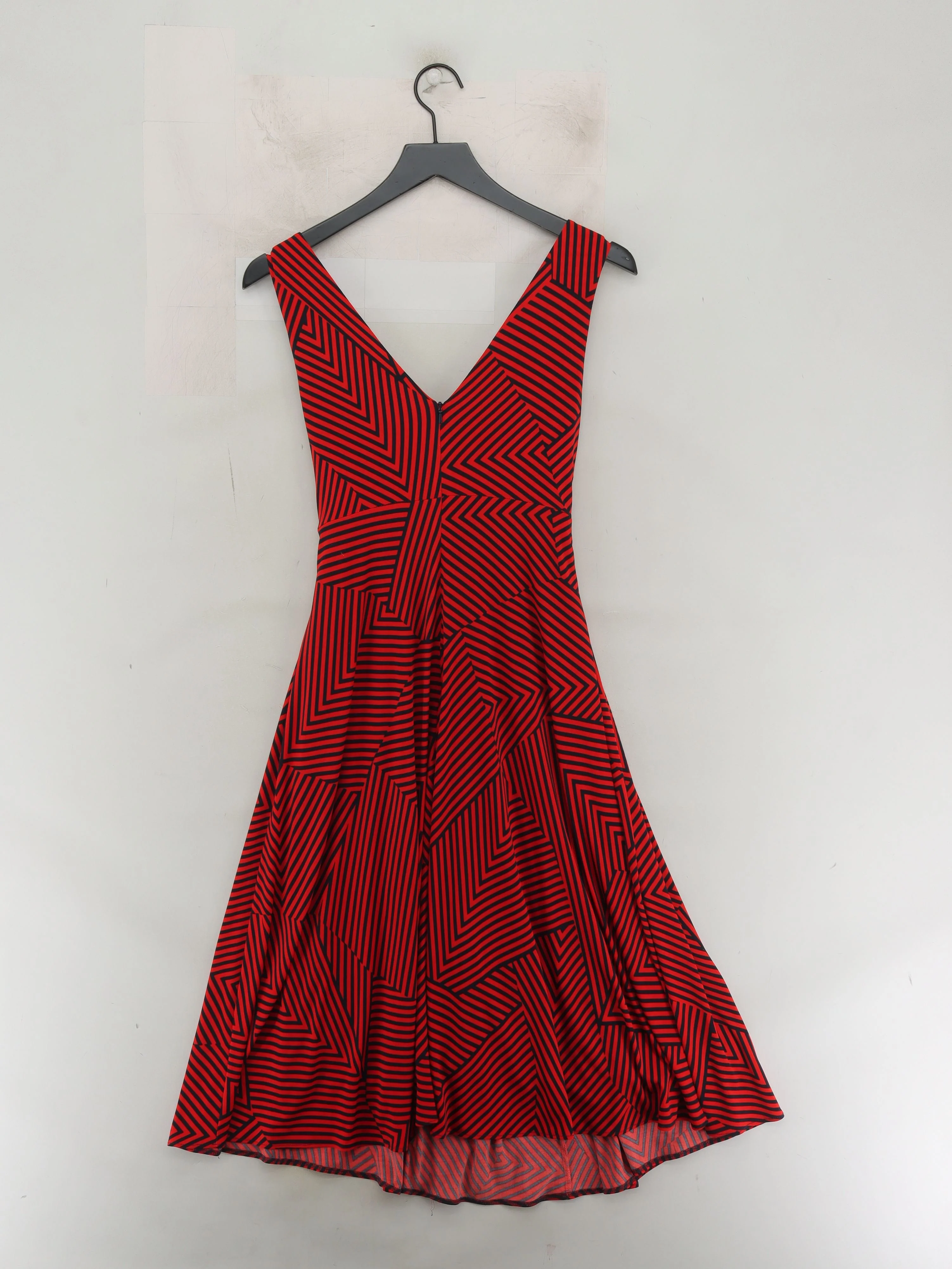Phase Eight A-Line Midi Dress UK14 in Red - Image 2