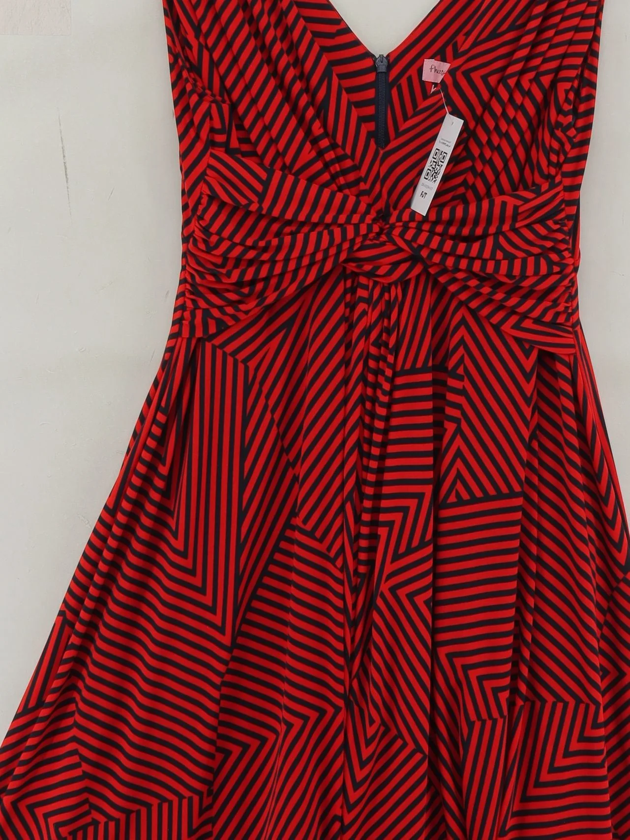 Phase Eight A-Line Midi Dress UK14 in Red - Image 3