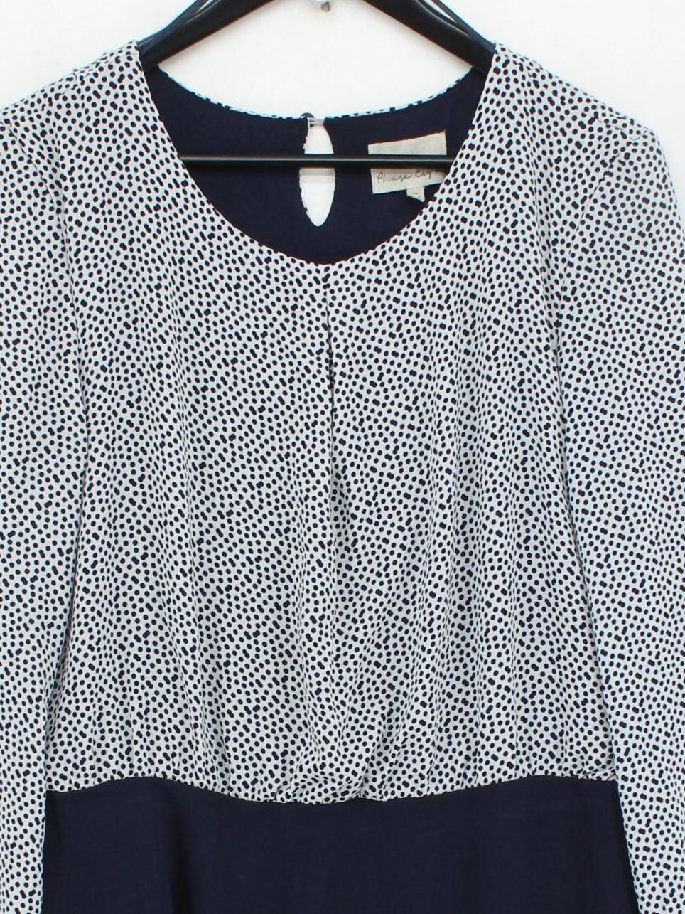 Phase Eight A-Line Midi Dress UK16 in Blue - Image 3