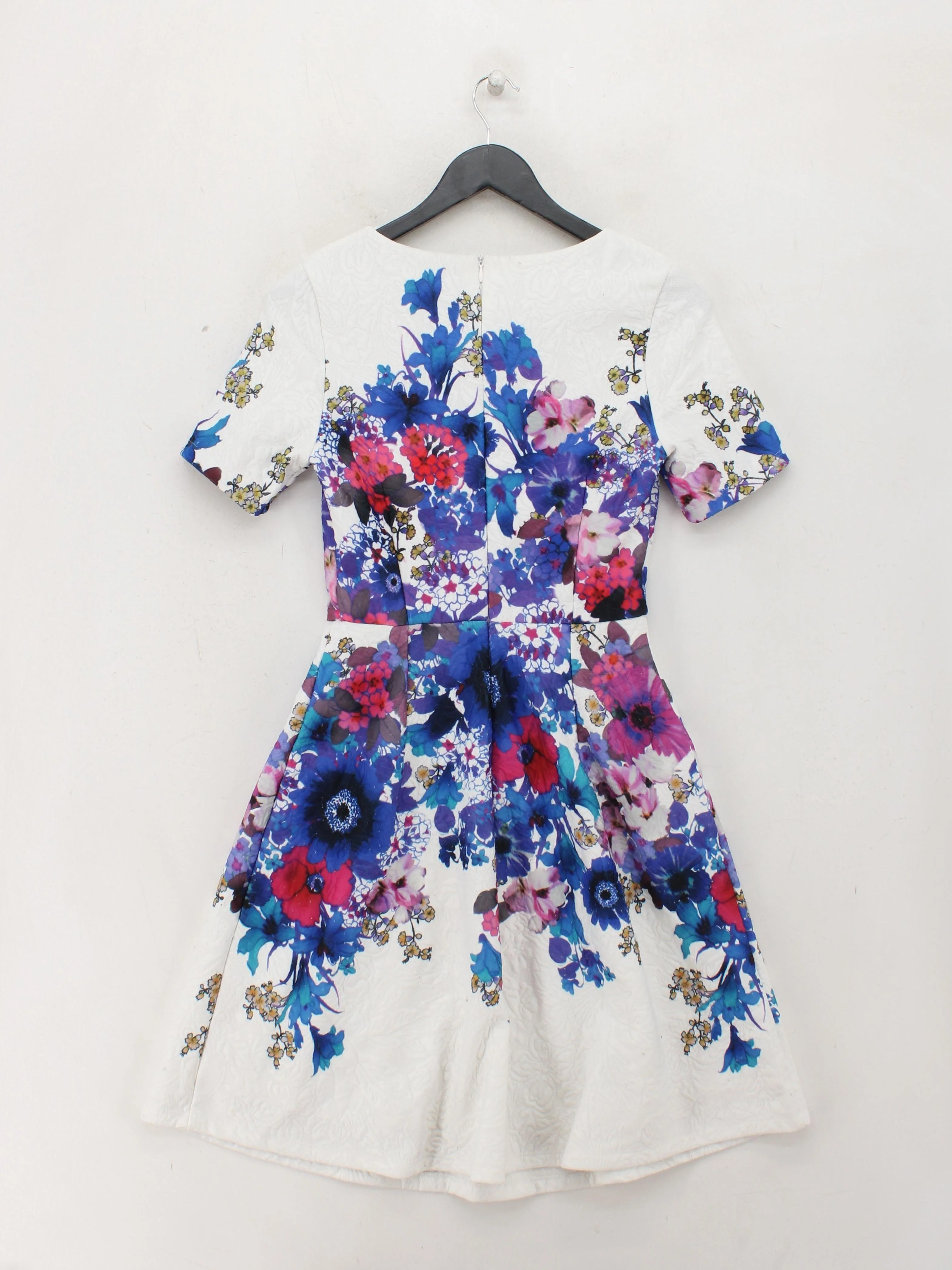 Phase Eight A-Line Mini Dress UK10 in Multi - Image 2