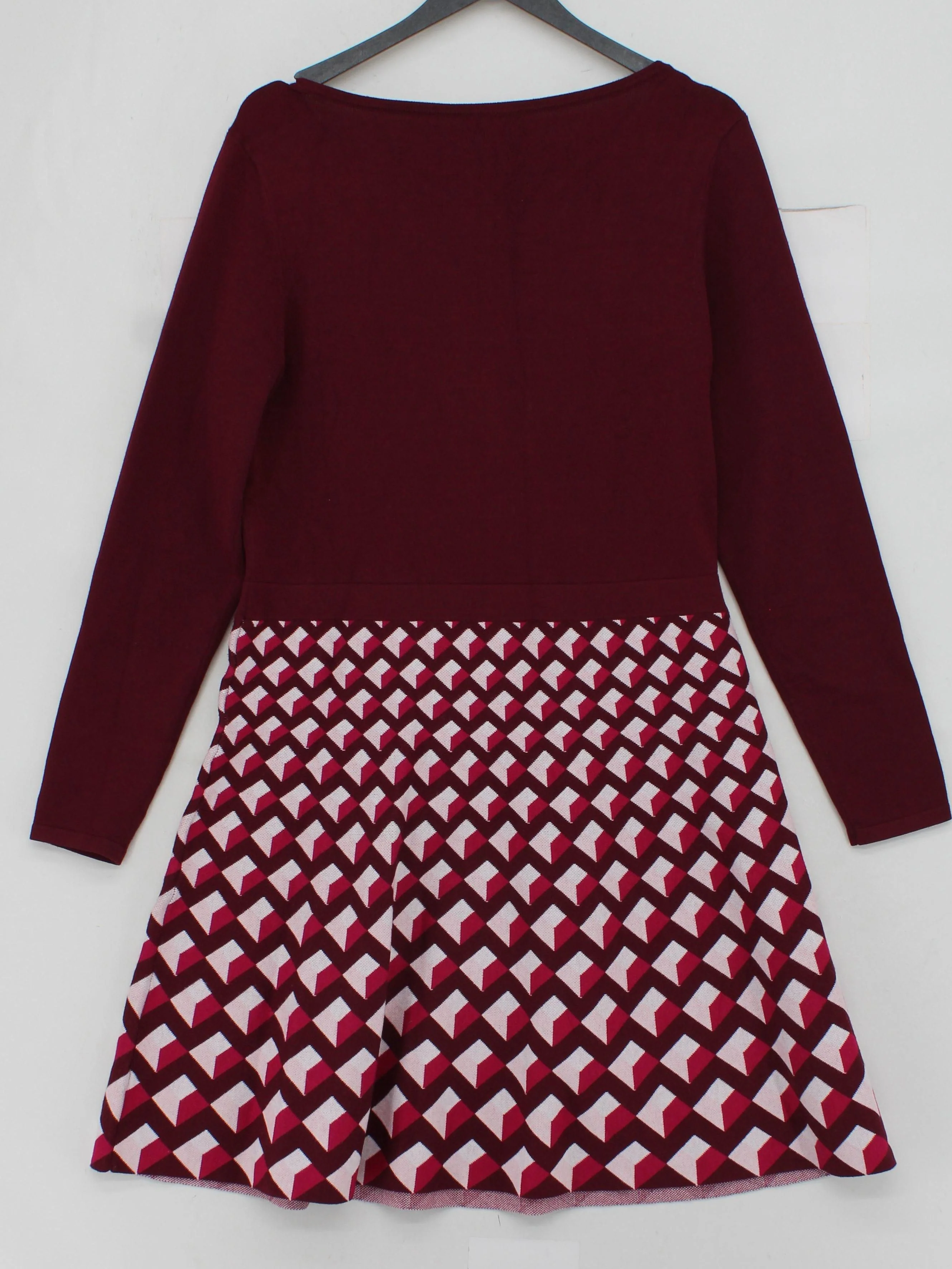 Phase Eight A-Line Mini Dress UK16 in Red - Image 2