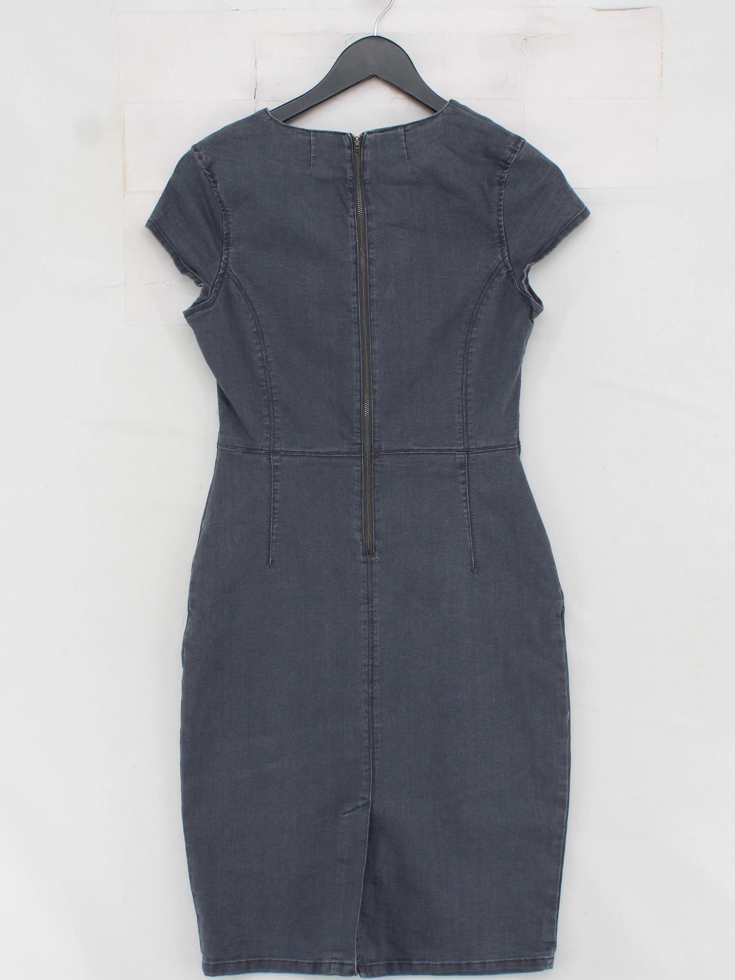 Phase Eight Bodycon Midi Dress UK10 in Grey - Image 2