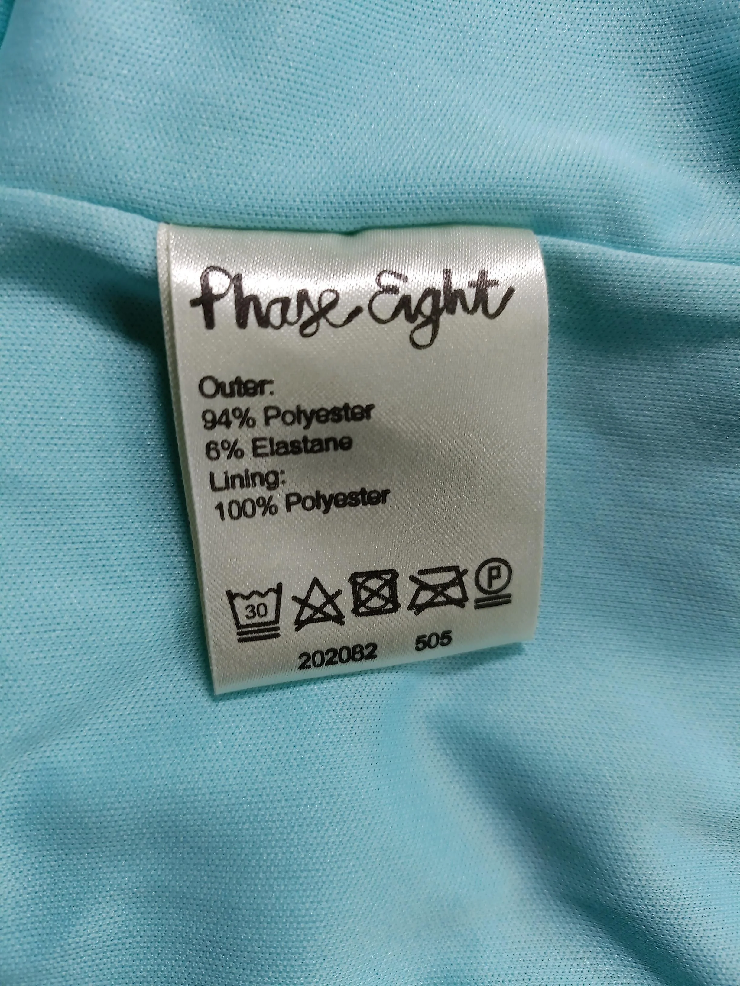 Phase Eight Bodycon Midi Dress UK14 in Blue - Image 6