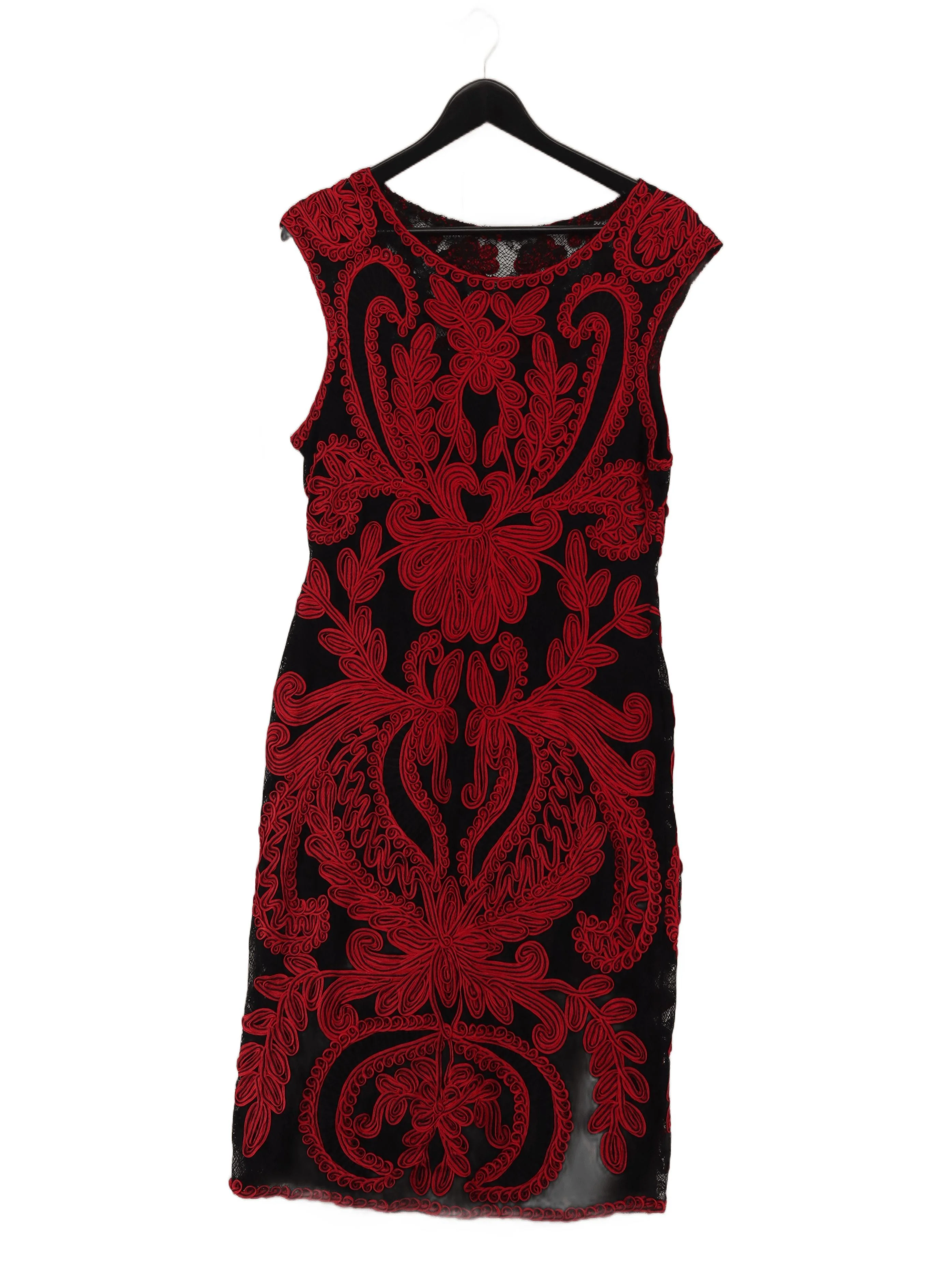 Phase Eight Bodycon Midi Dress UK16 in Black