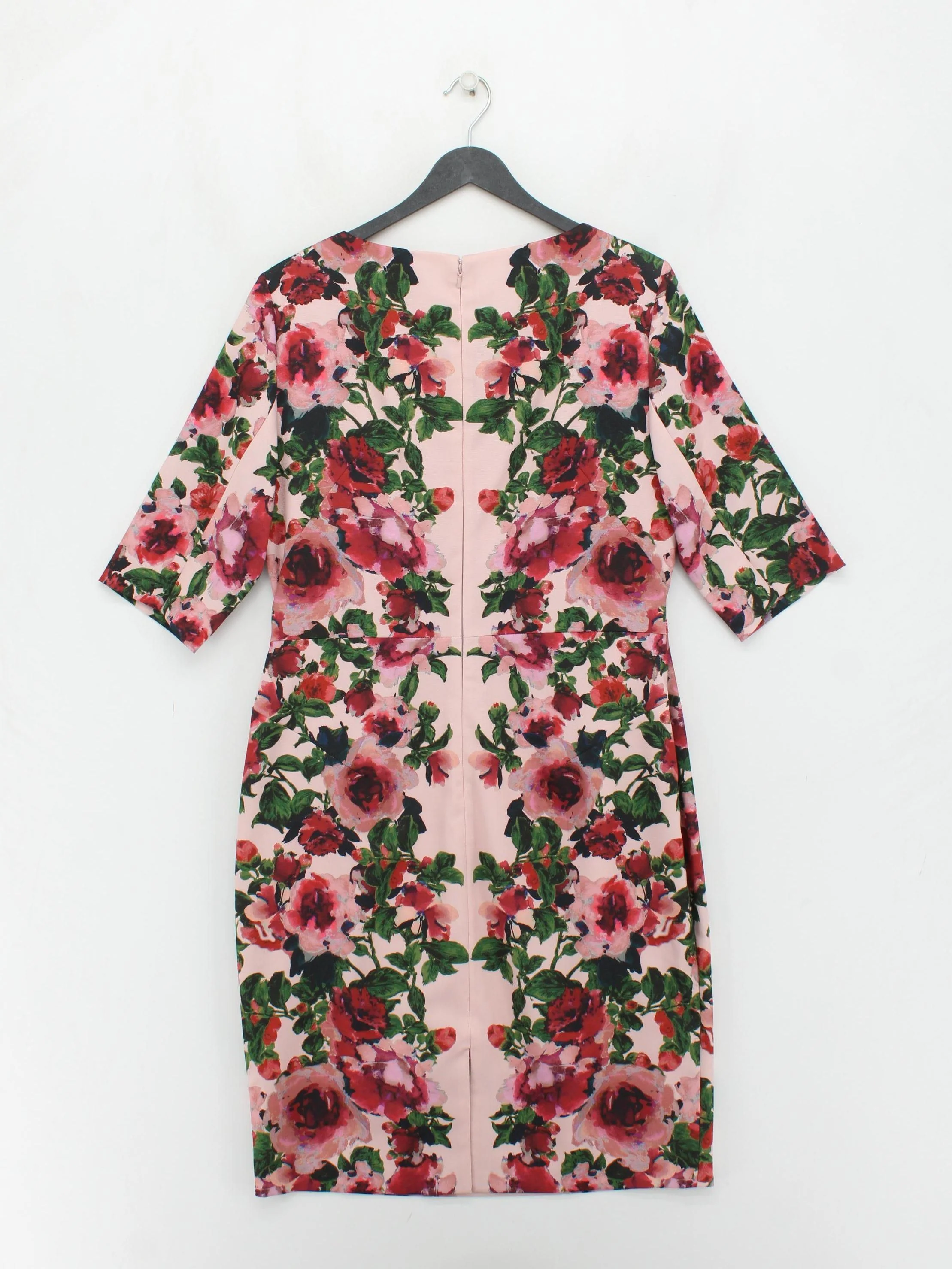 Phase Eight Bodycon Midi Dress UK16 in Pink - Image 2