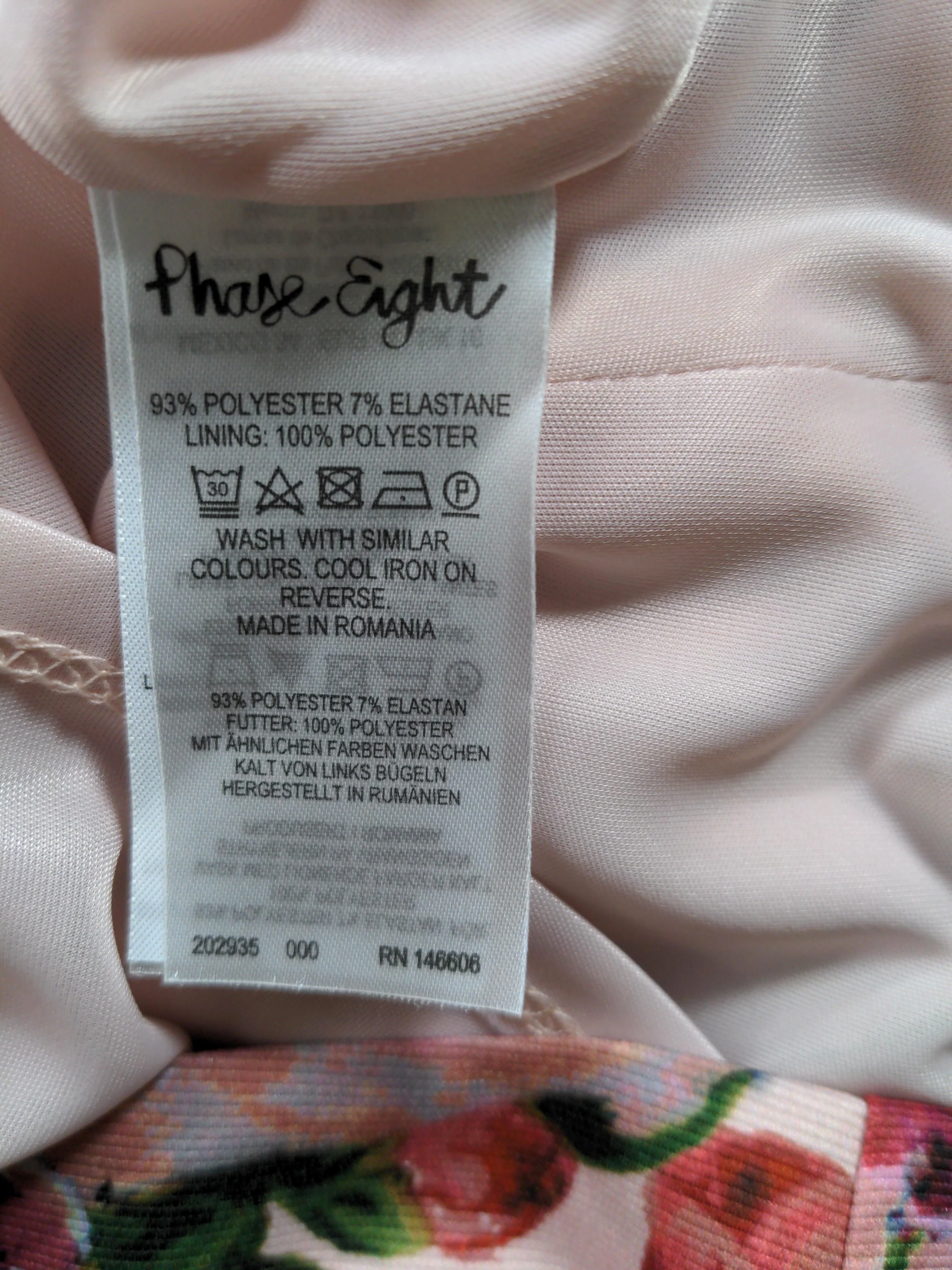 Phase Eight Bodycon Midi Dress UK16 in Pink - Image 6