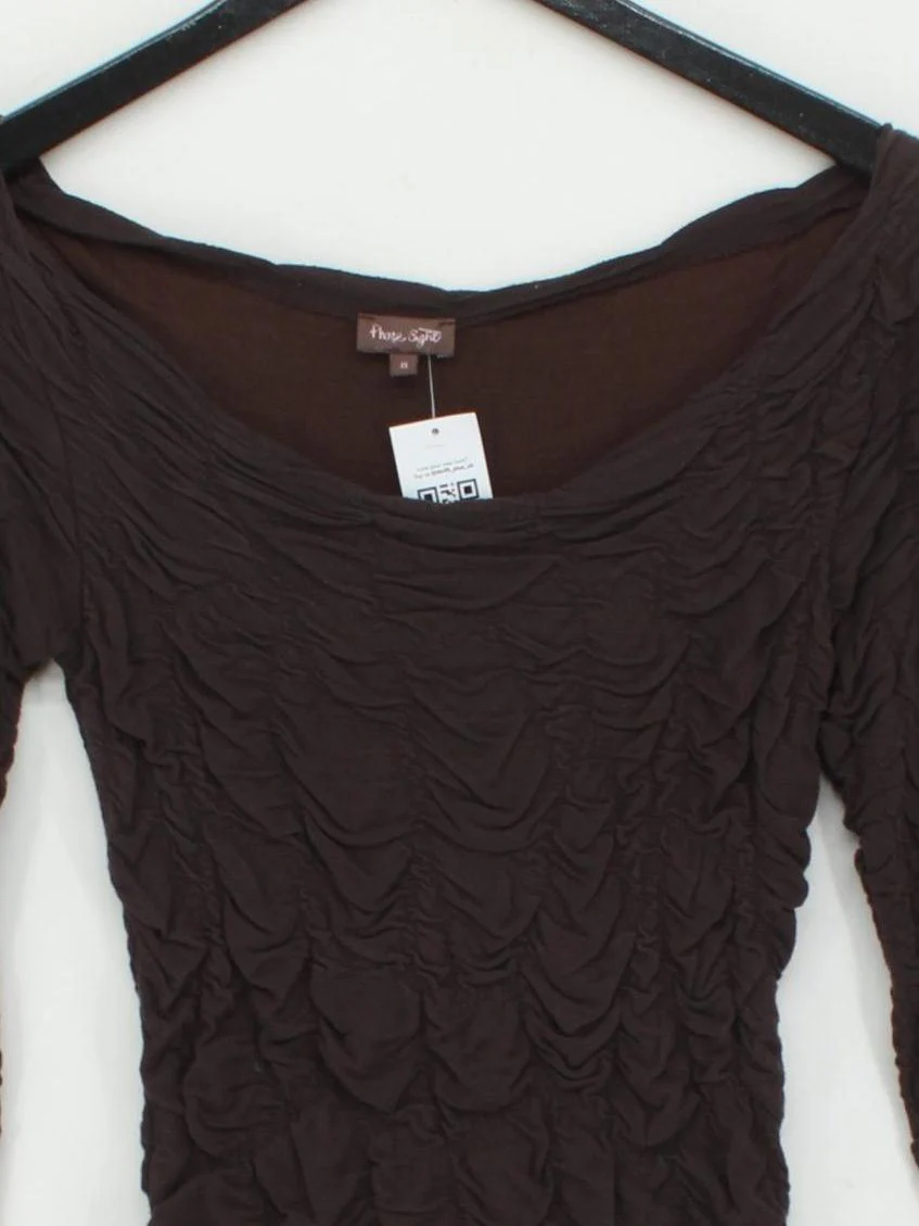 Phase Eight Bodycon Mini Dress UK8 in Brown - Image 3