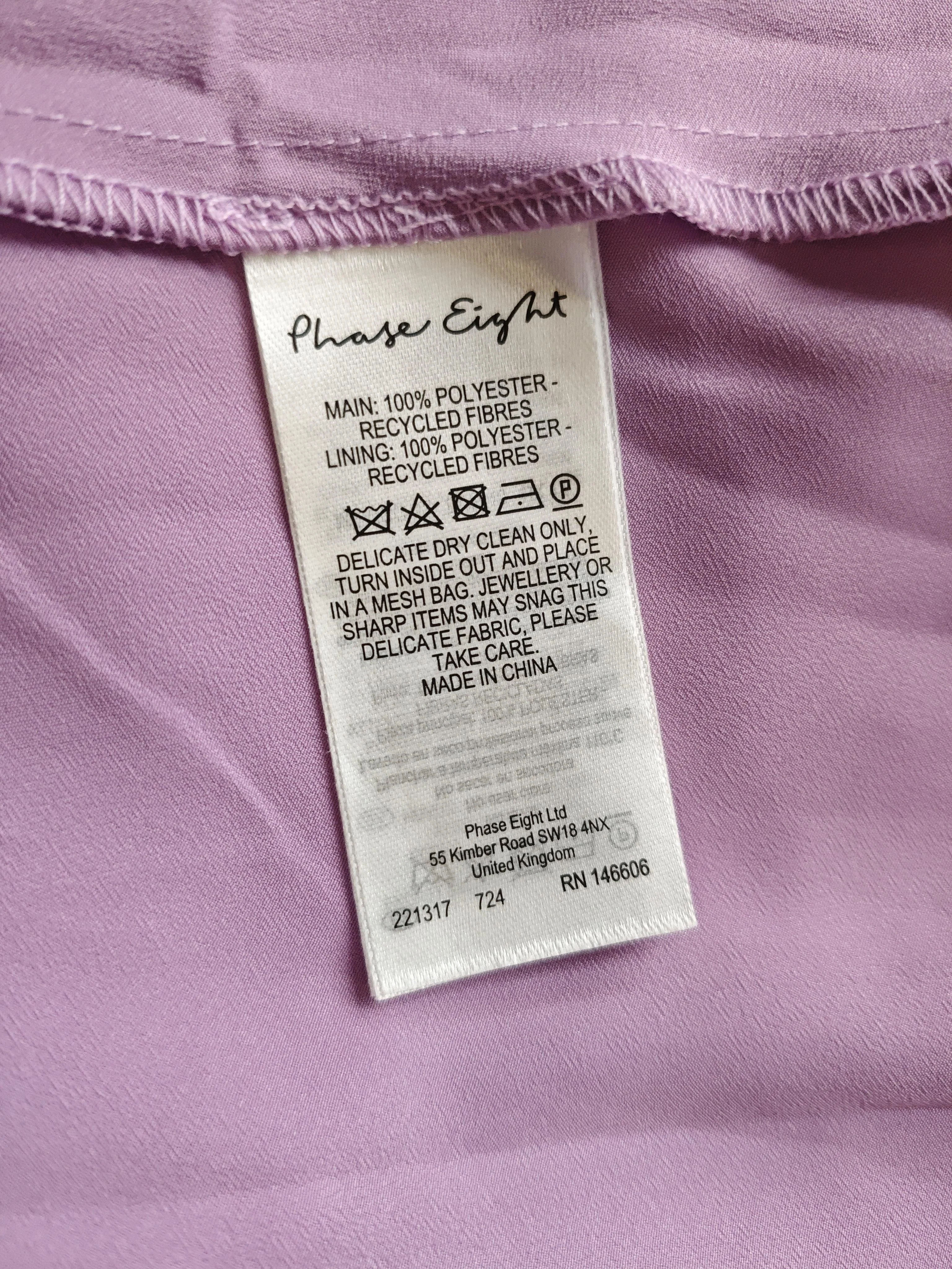 Phase Eight Jumper Midi Dress UK12 in Purple - Image 7