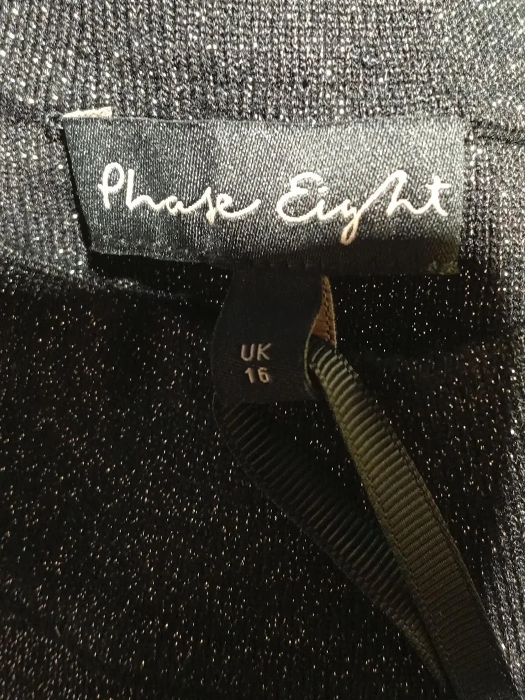 Phase Eight Jumper Midi Dress UK16 in Black - Image 5