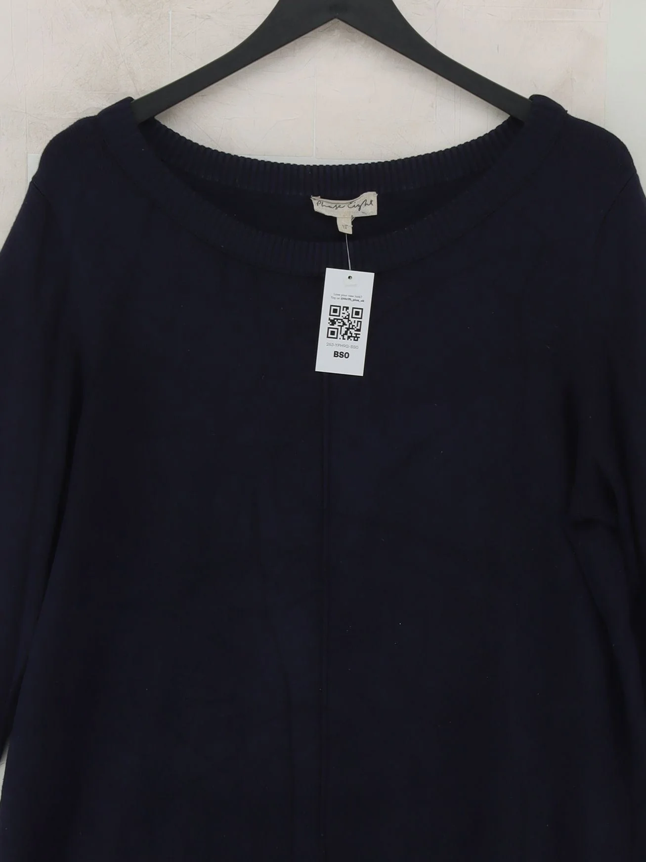 Phase Eight Jumper Mini Dress UK14 in Blue - Image 3