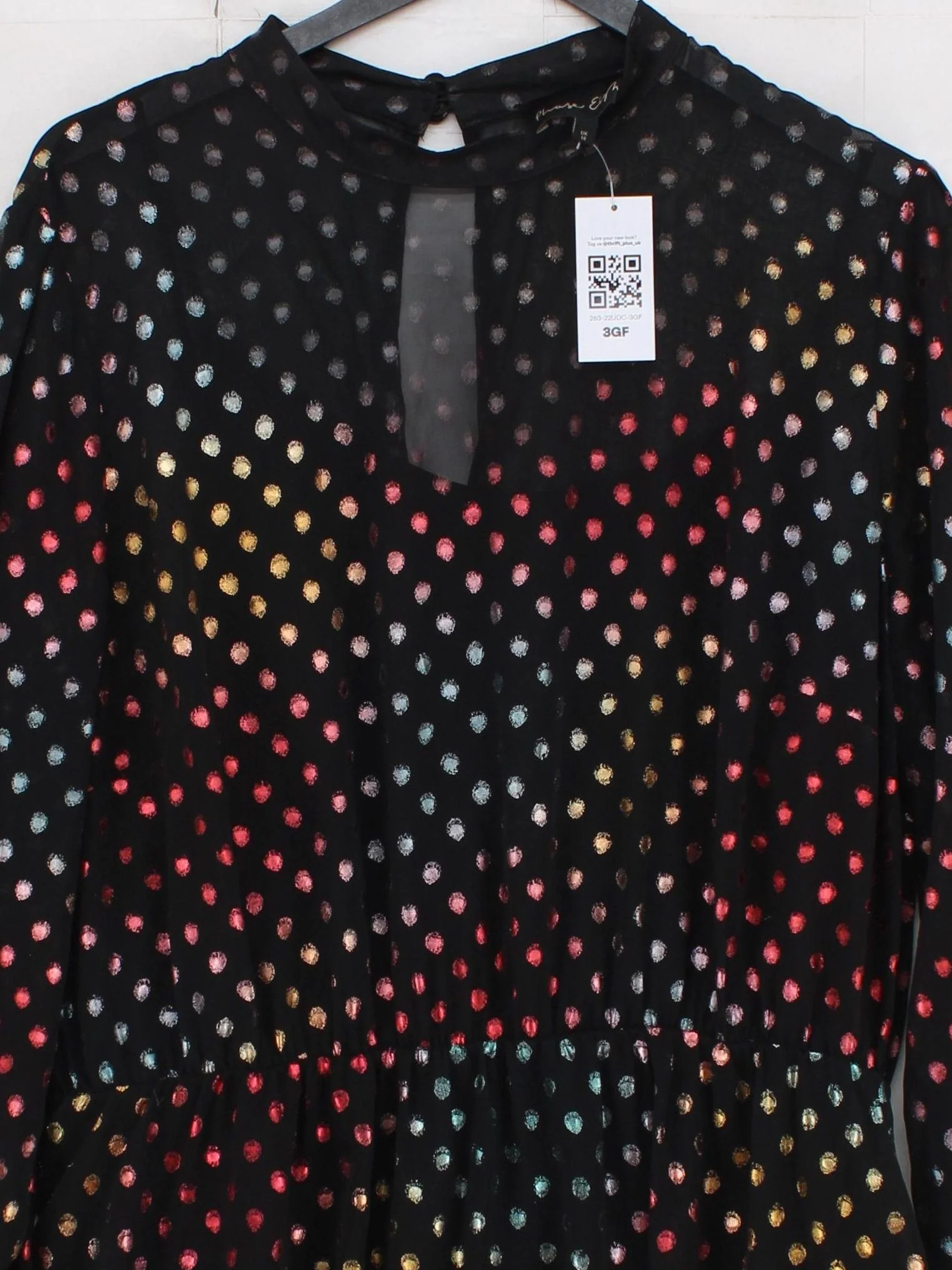 Phase Eight Jumper Mini Dress UK18 in Black - Image 3