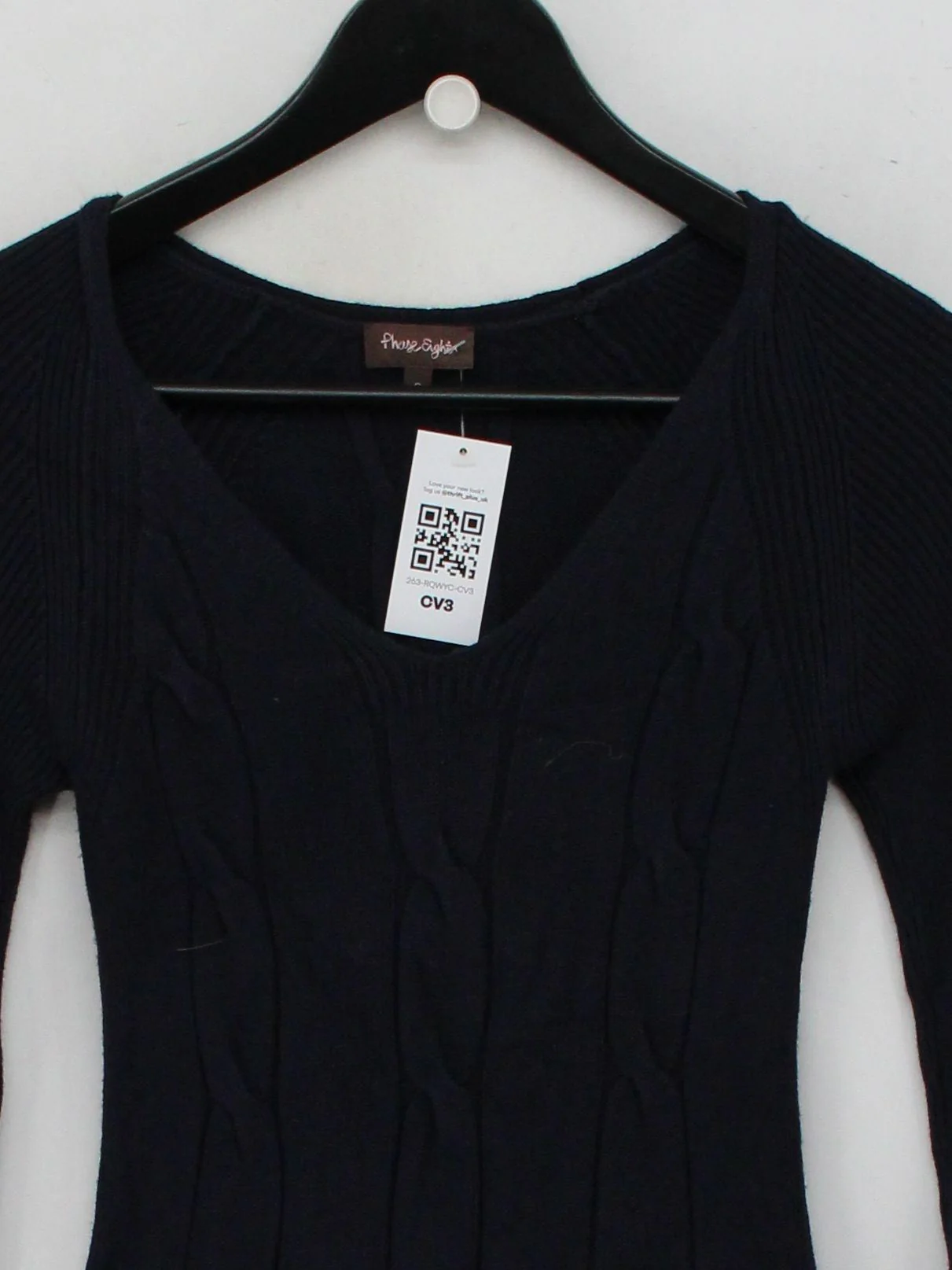 Phase Eight Jumper Mini Dress UK8 in Blue - Image 3