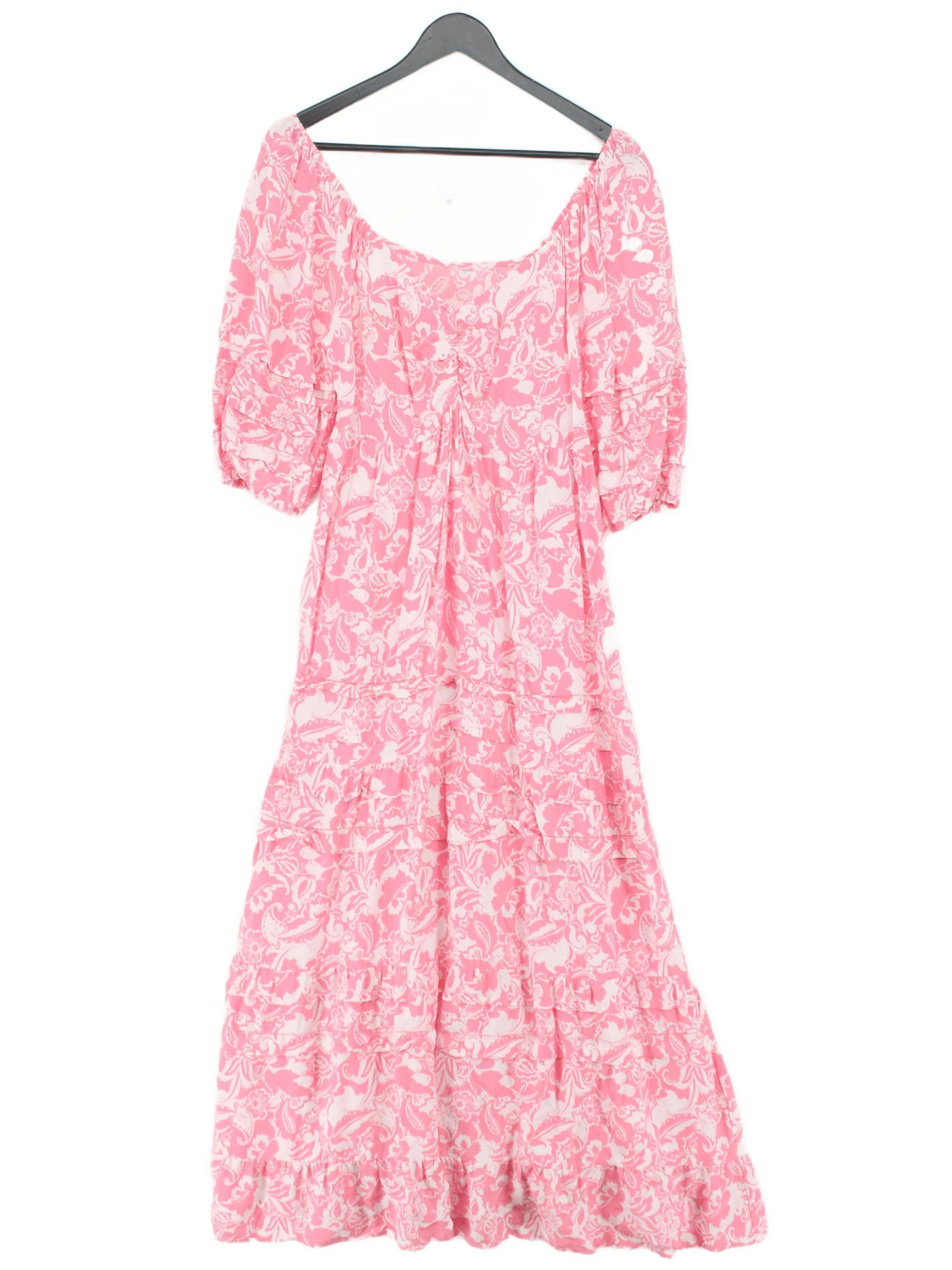 Phase Eight Maxi Dress S in Pink