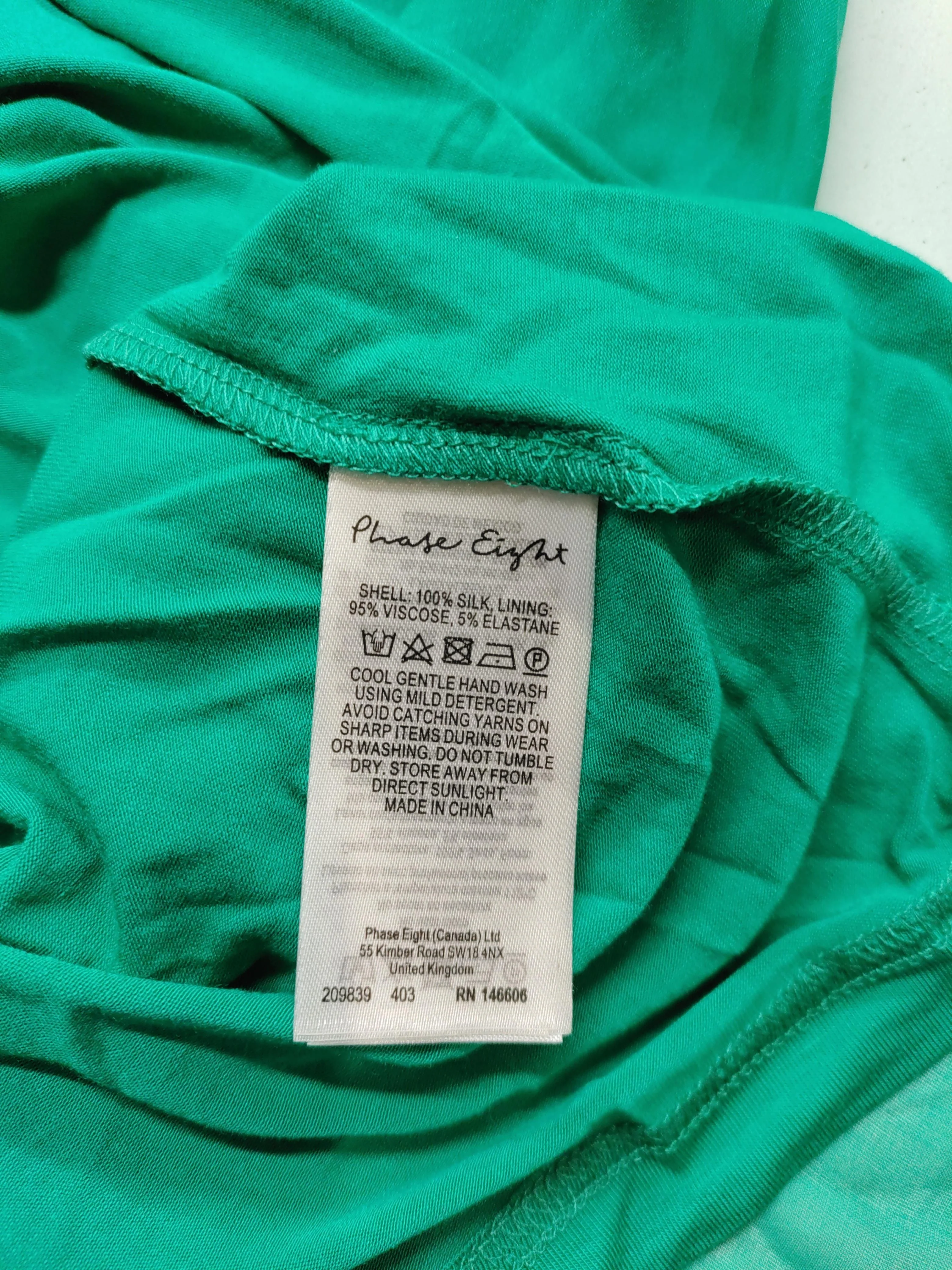 Phase Eight Mini Dress UK16 in Green - Image 6
