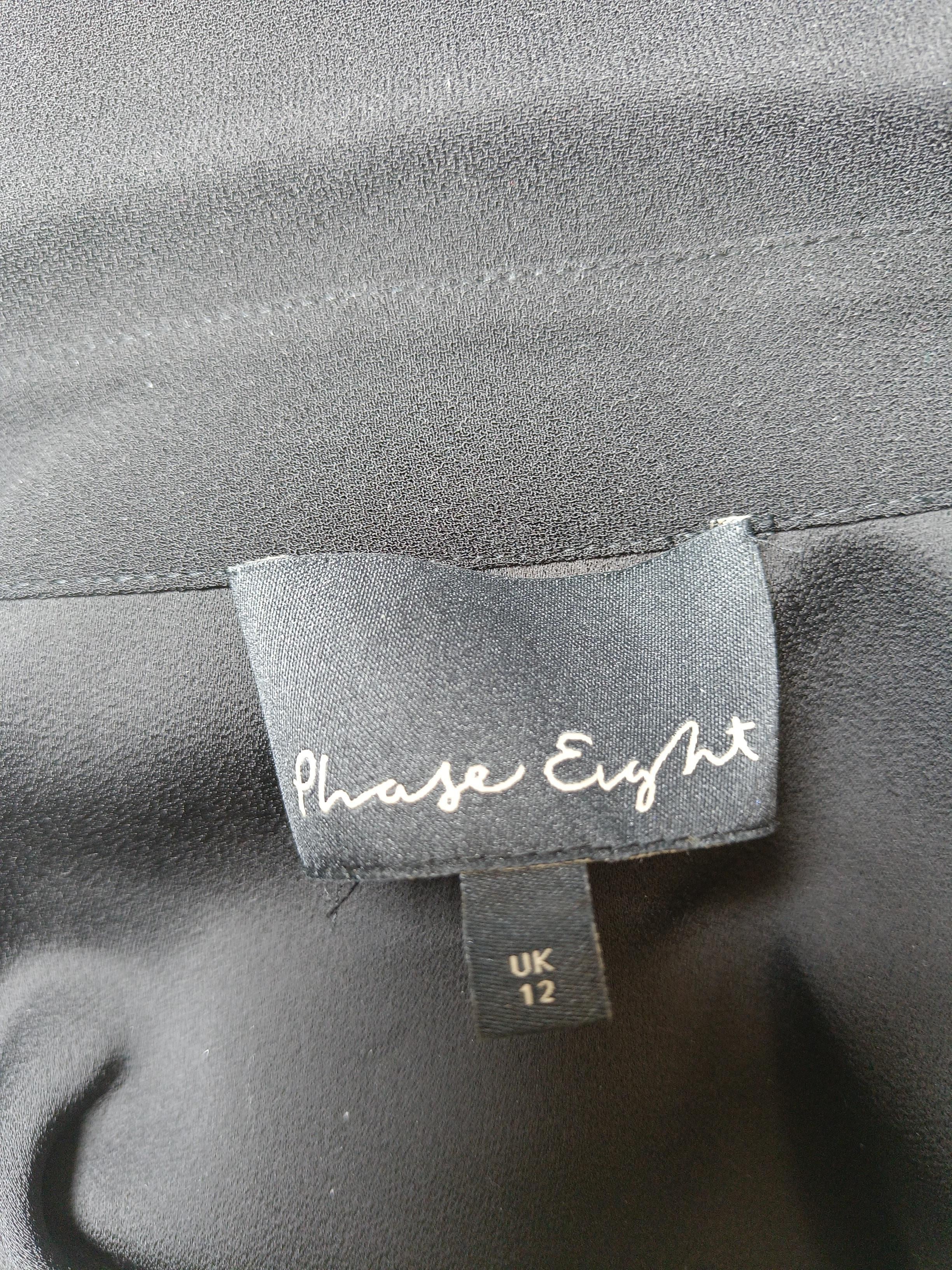 Phase Eight Shirt Midi Dress UK12 in Black - Image 5
