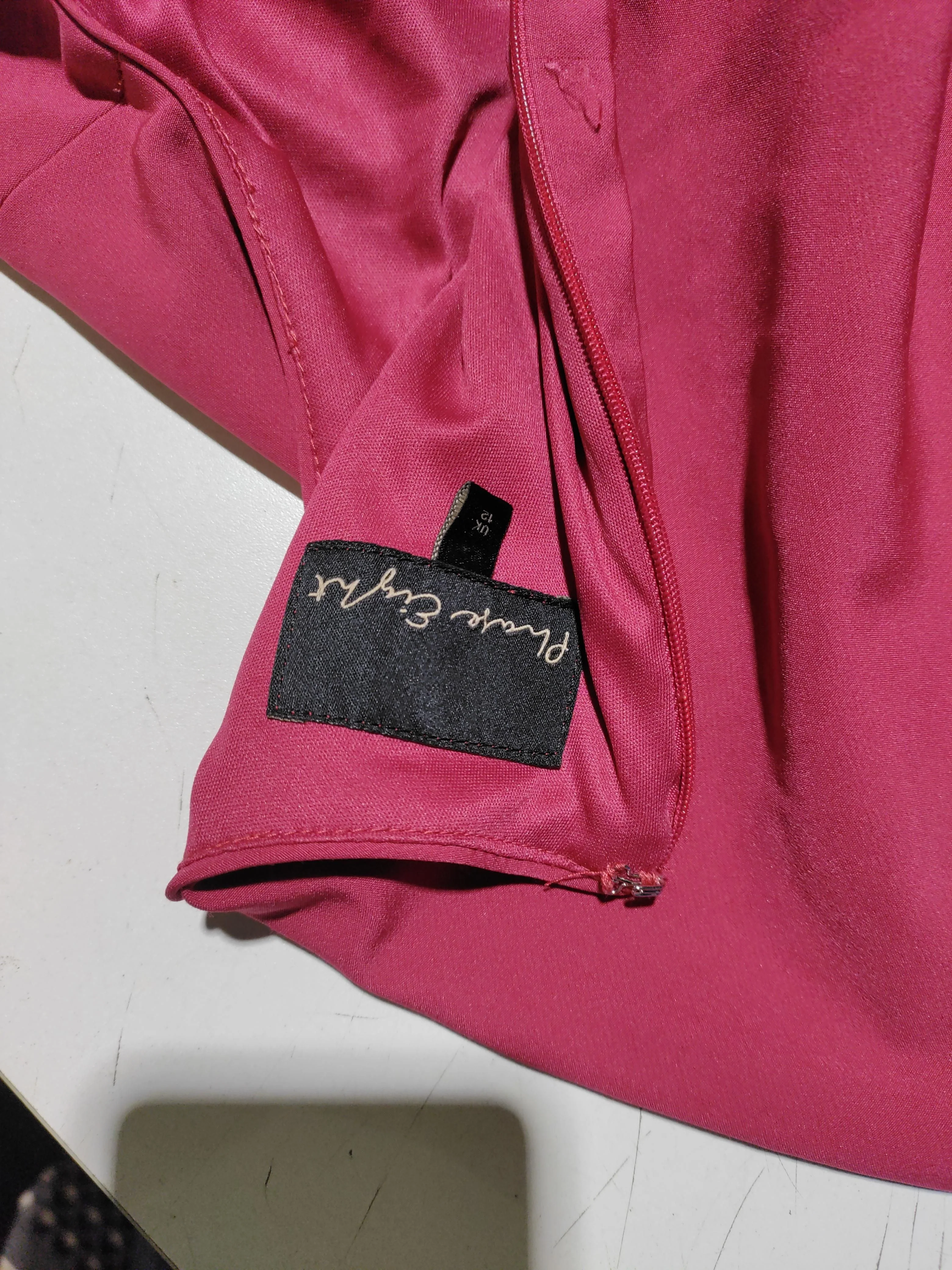 Phase Eight Shirt Midi Dress UK12 in Pink - Image 5