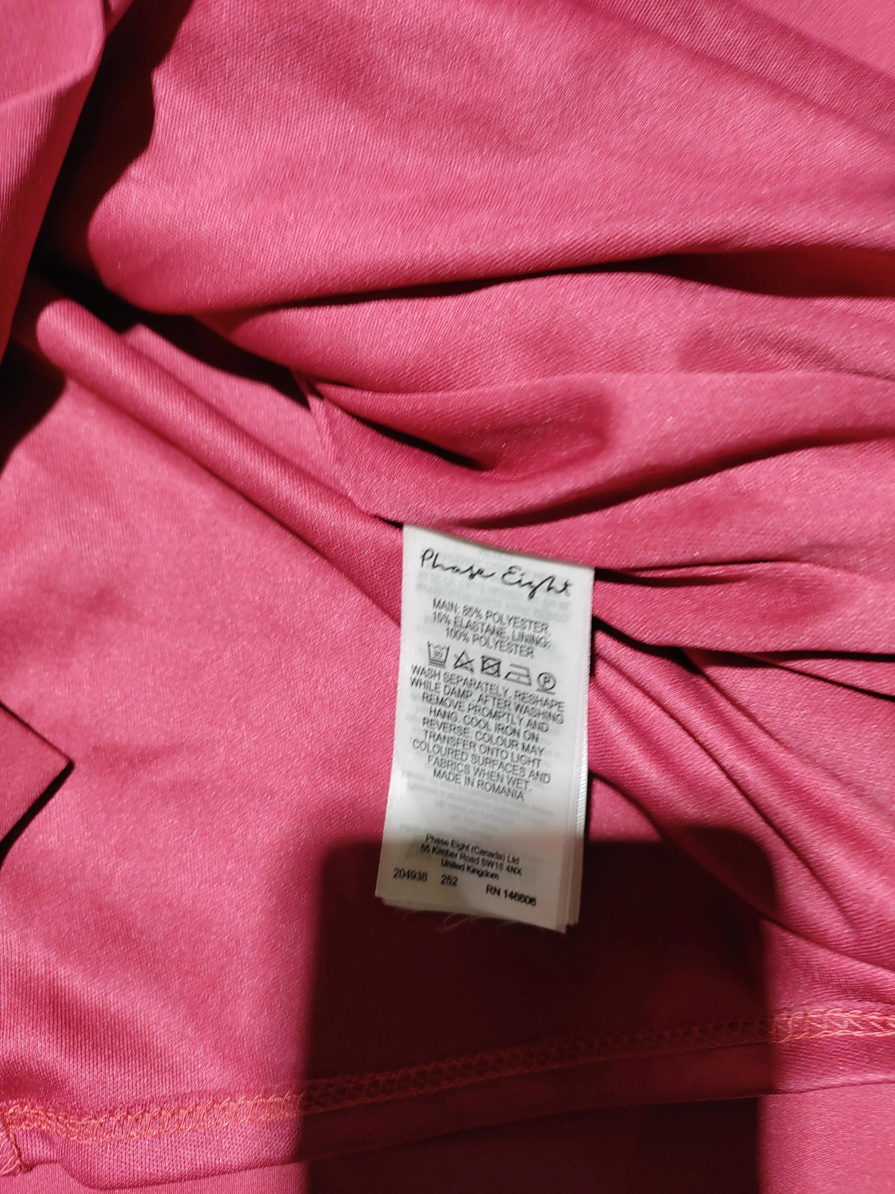 Phase Eight Shirt Midi Dress UK12 in Pink - Image 6