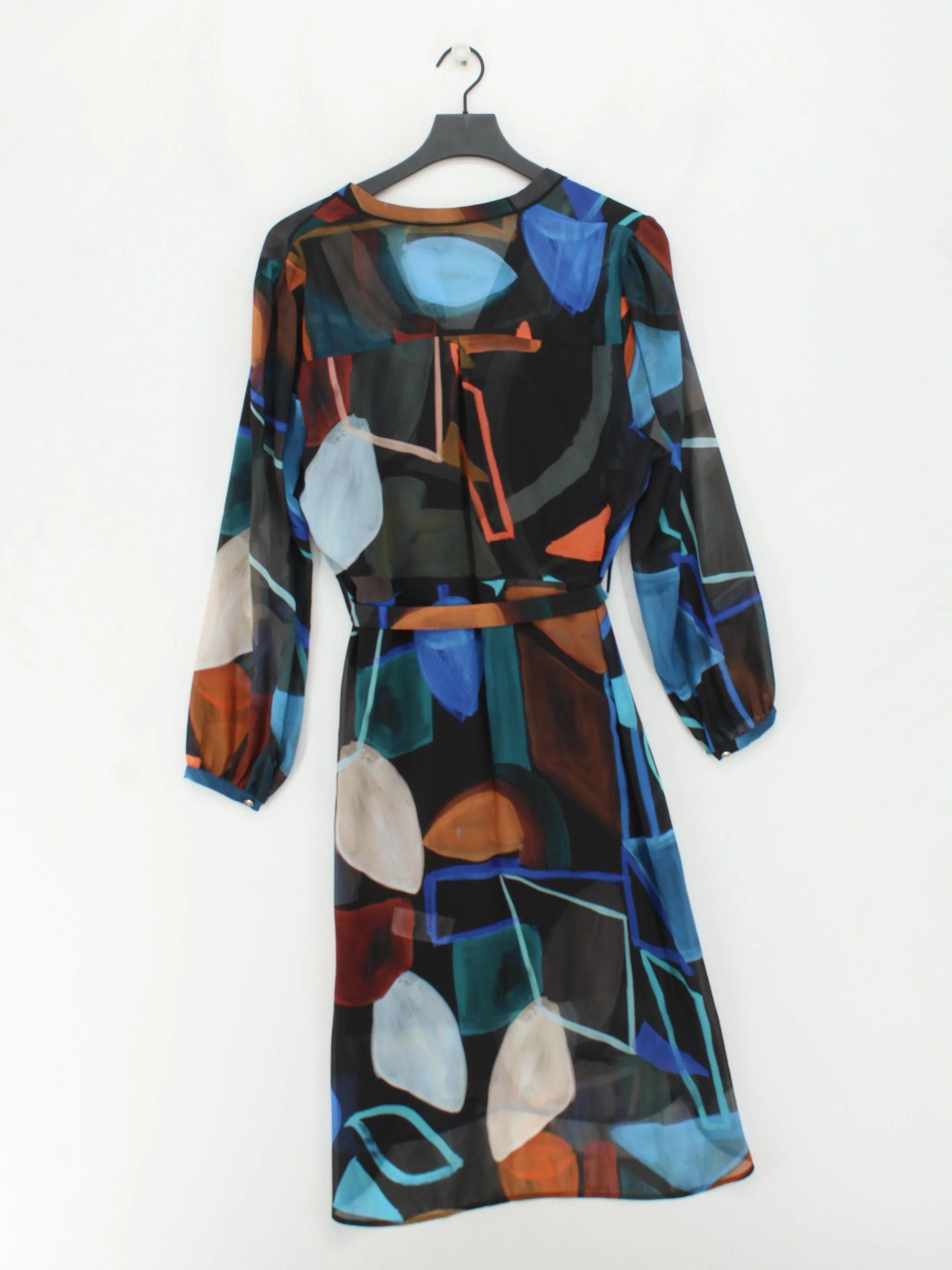 Phase Eight Shirt Midi Dress UK14 in Multi - Image 2