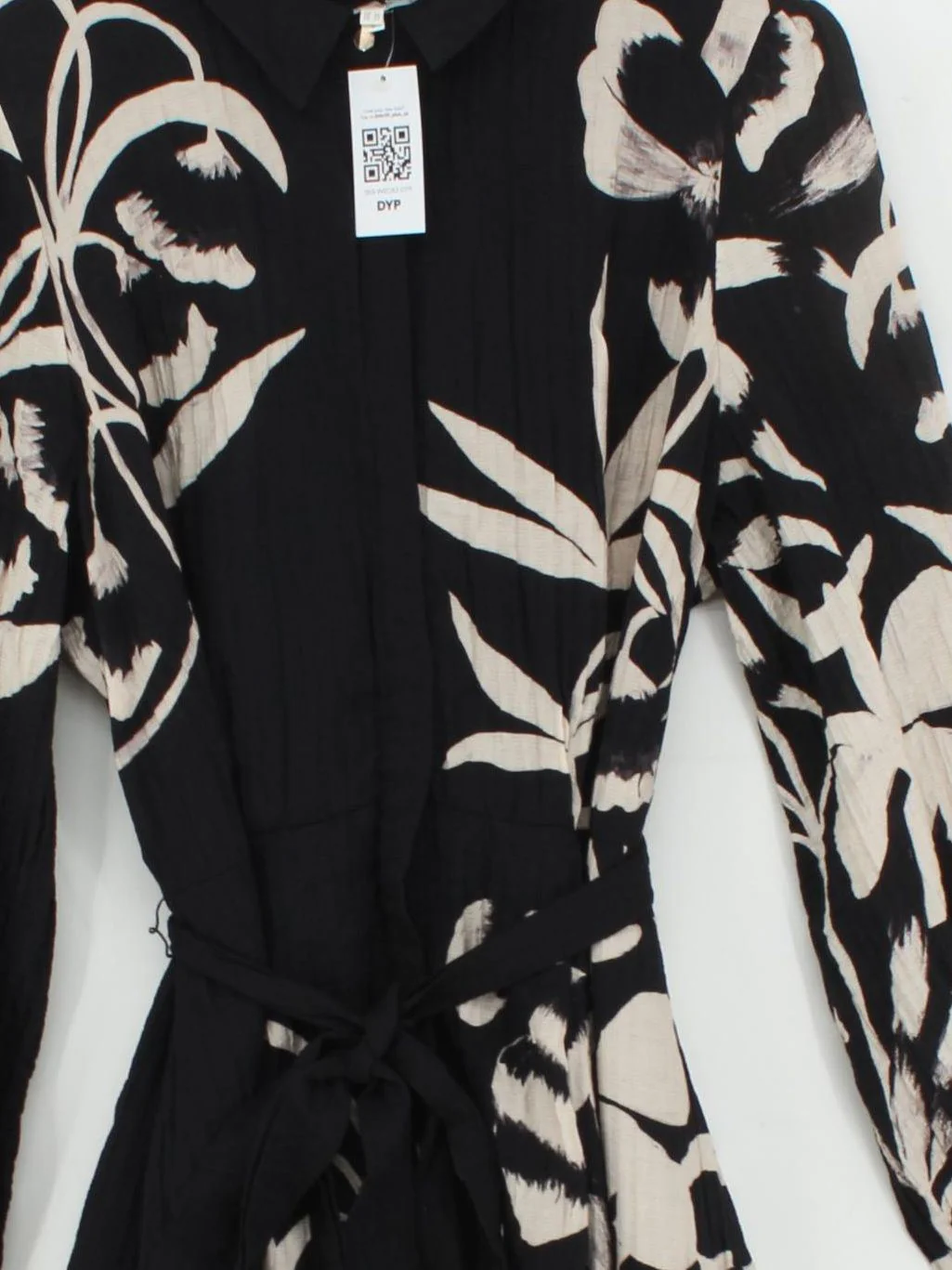 Phase Eight Shirt Midi Dress UK18 in Black - Image 3