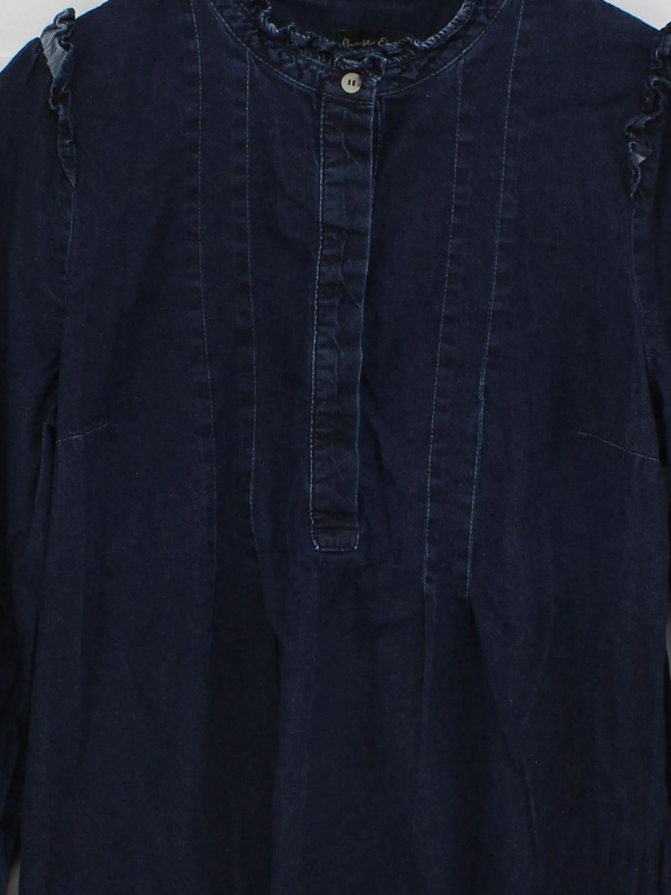 Phase Eight Shirt Mini Dress UK10 in Blue - Image 3