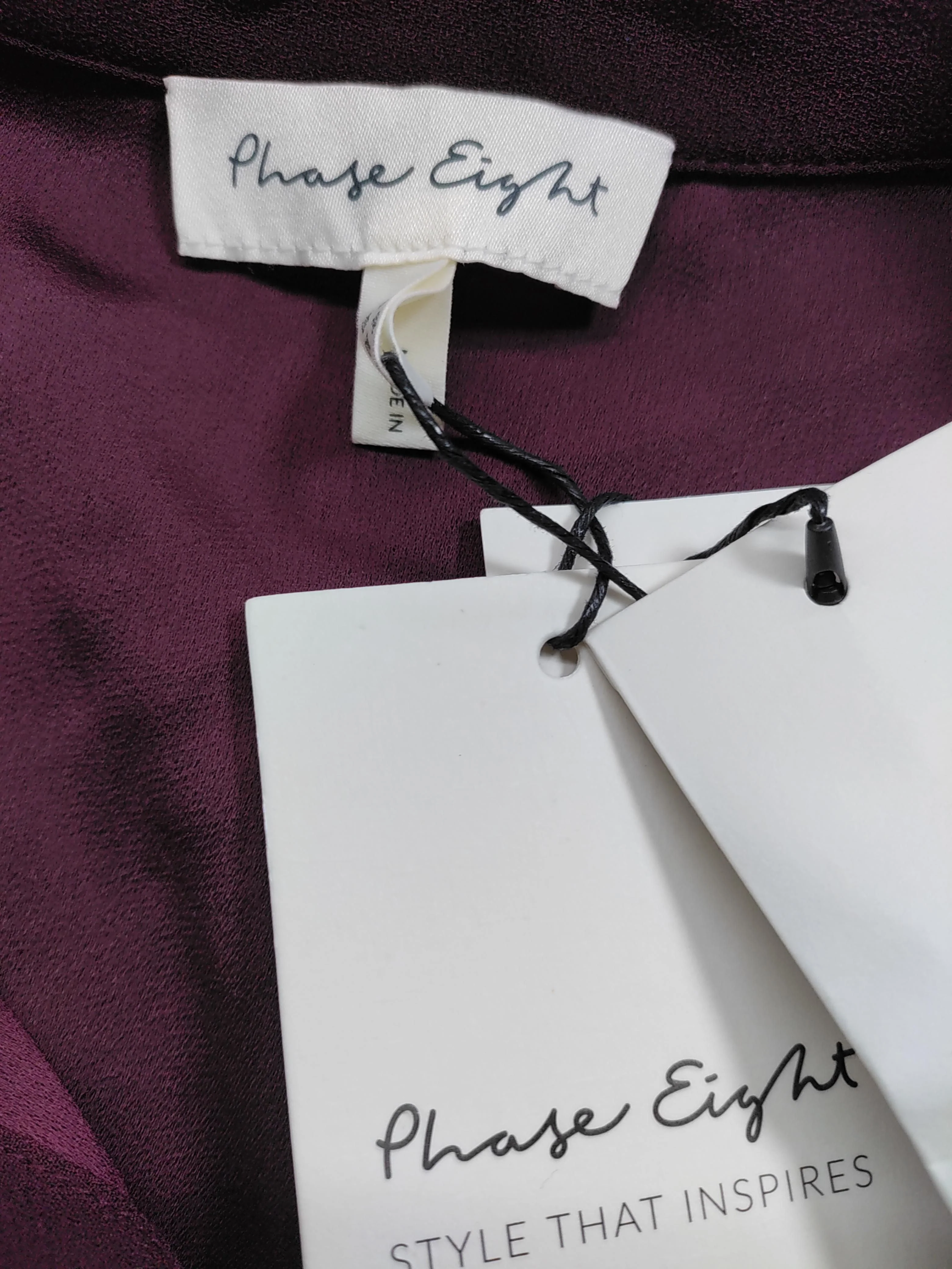 Phase Eight Shirt Mini Dress UK12 in Brown - Image 6