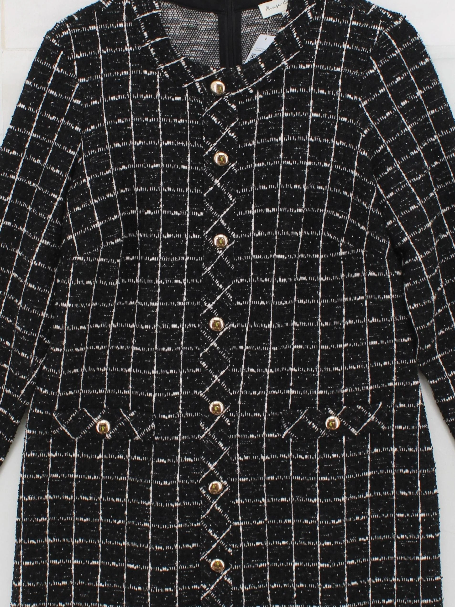 Phase Eight Shirt Mini Dress UK16 in Black - Image 3