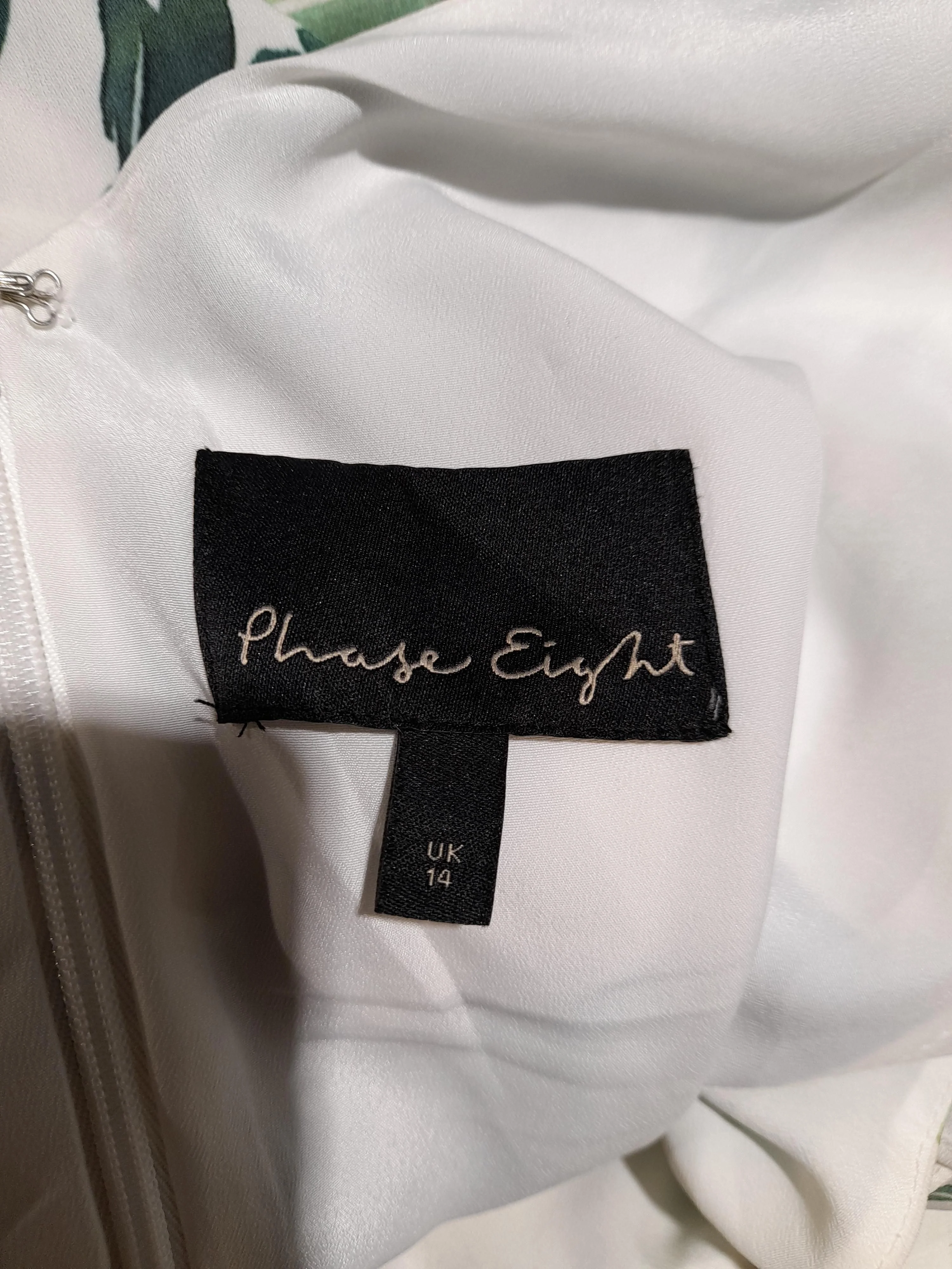 Phase Eight Skater Midi Dress UK14 in White - Image 5