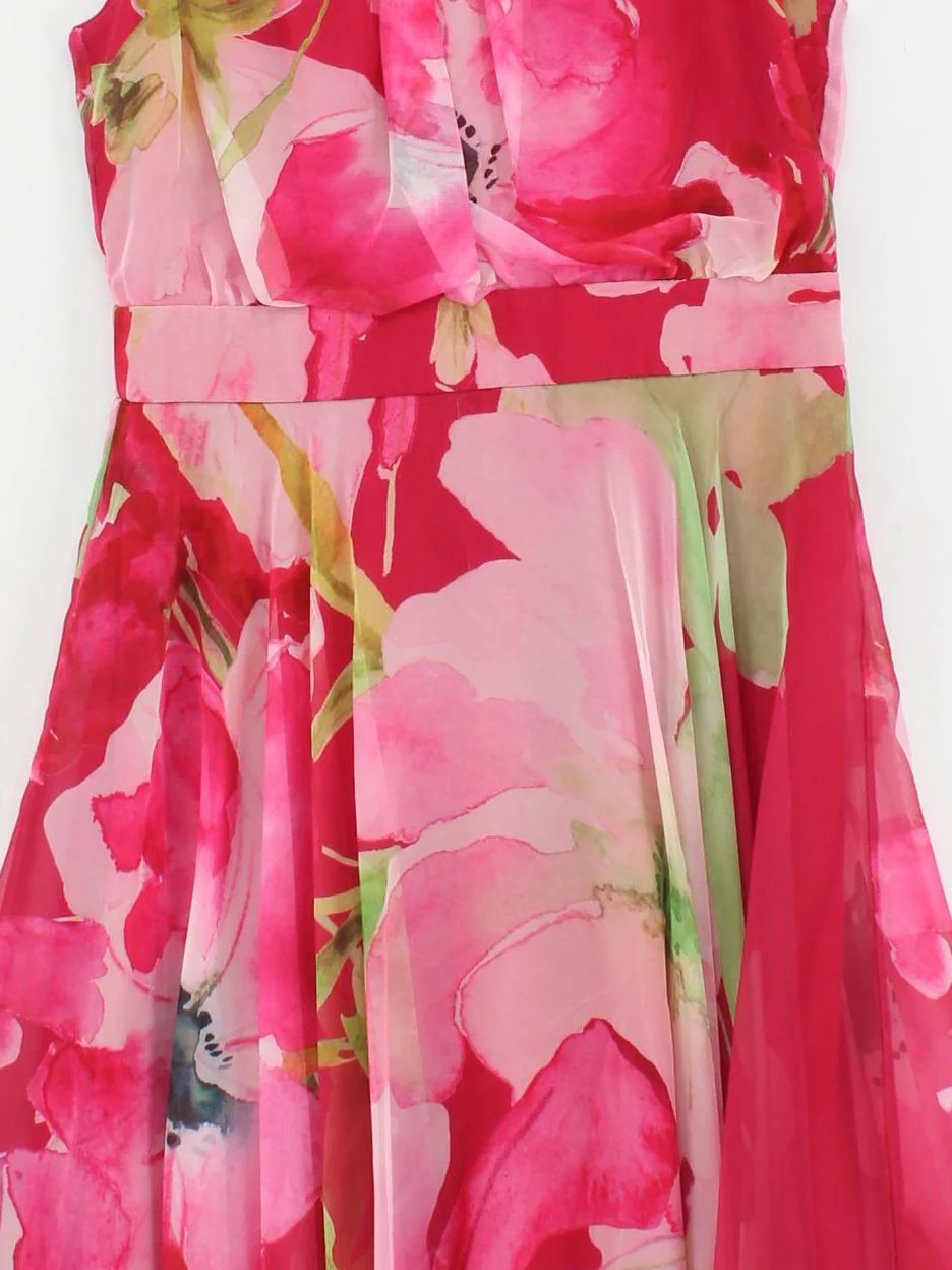 Phase Eight Skater Midi Dress UK8 in Multi - Image 3