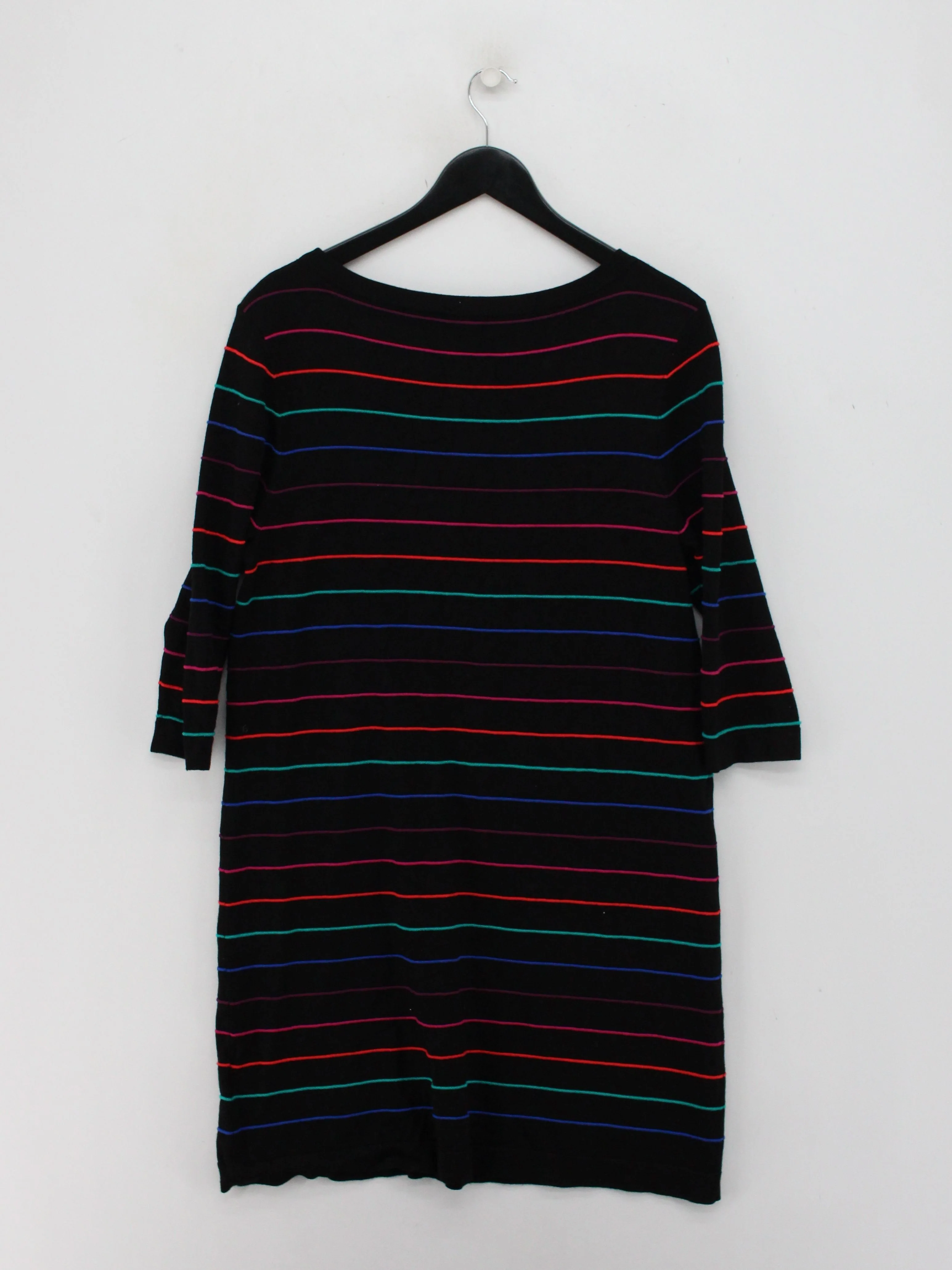 Phase Eight T-Shirt Midi Dress UK14 in Black - Image 2