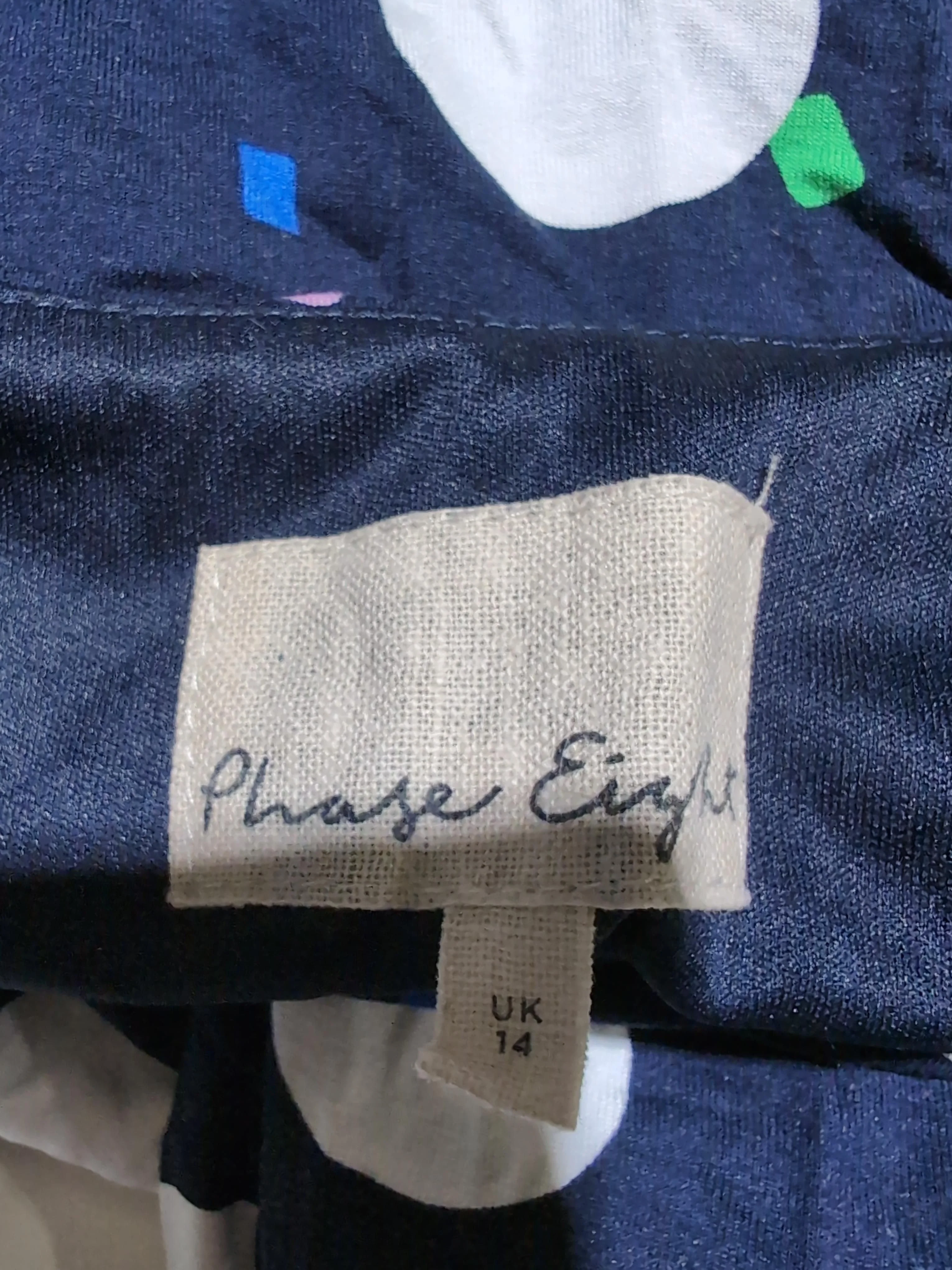 Phase Eight T-Shirt Midi Dress UK14 in Blue - Image 5
