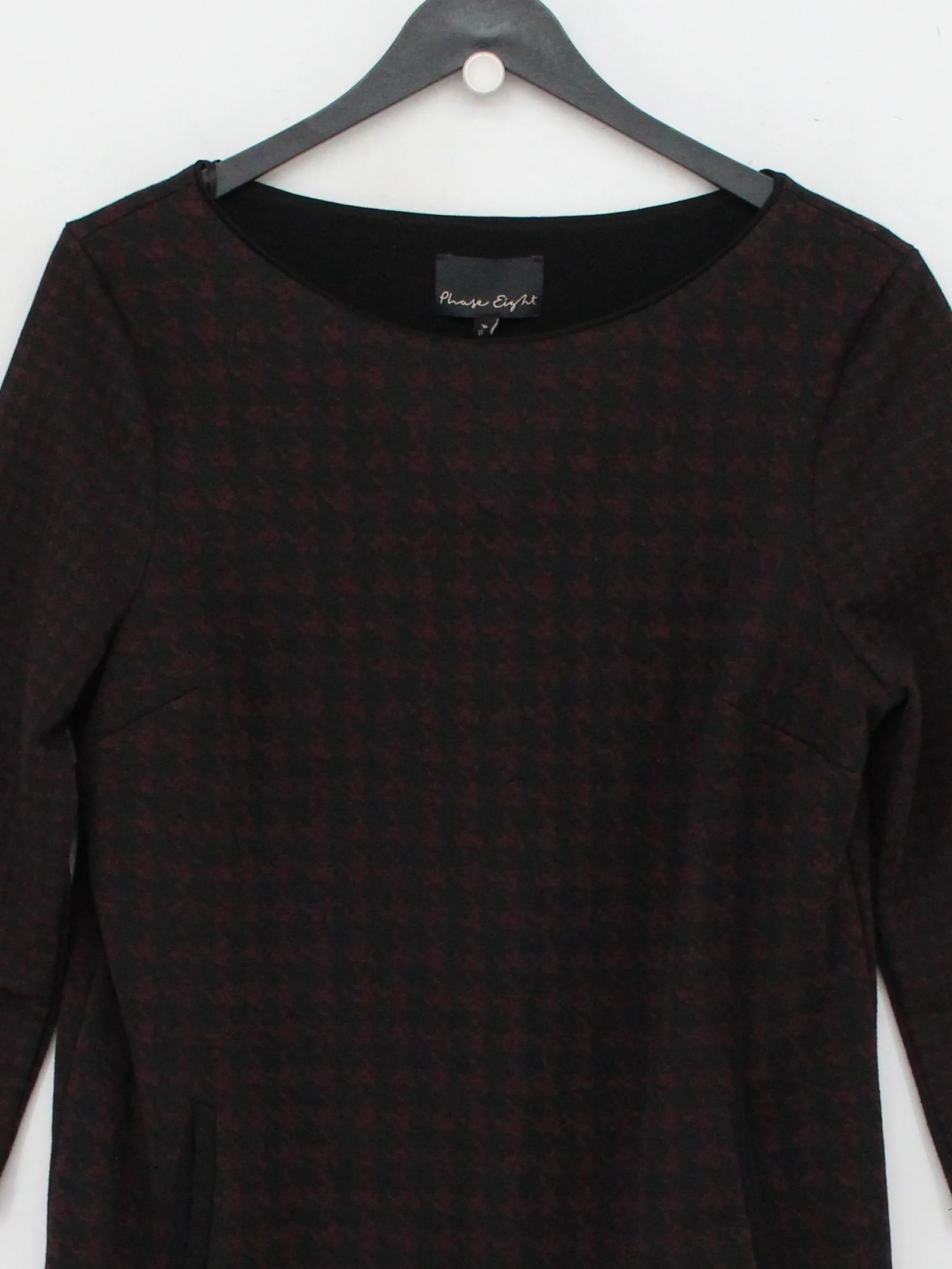 Phase Eight T-Shirt Mini Dress UK12 in Black - Image 3