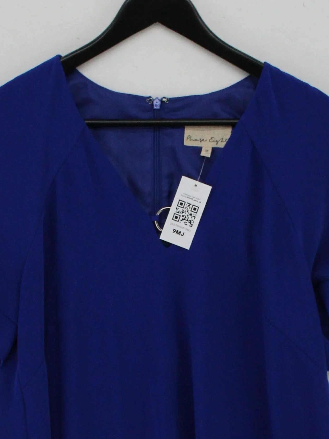 Phase Eight T-Shirt Mini Dress UK12 in Blue - Image 3