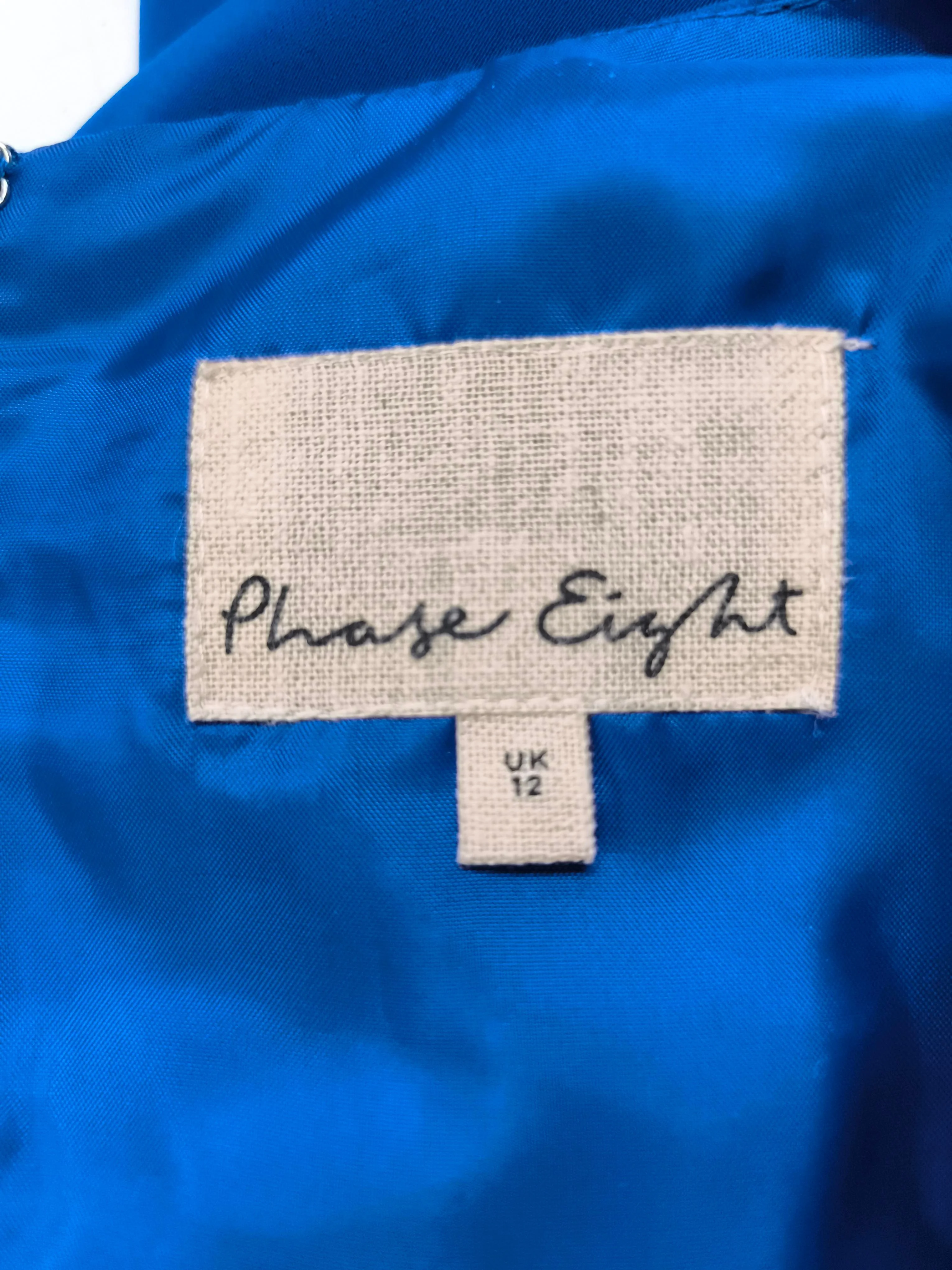 Phase Eight T-Shirt Mini Dress UK12 in Blue - Image 5
