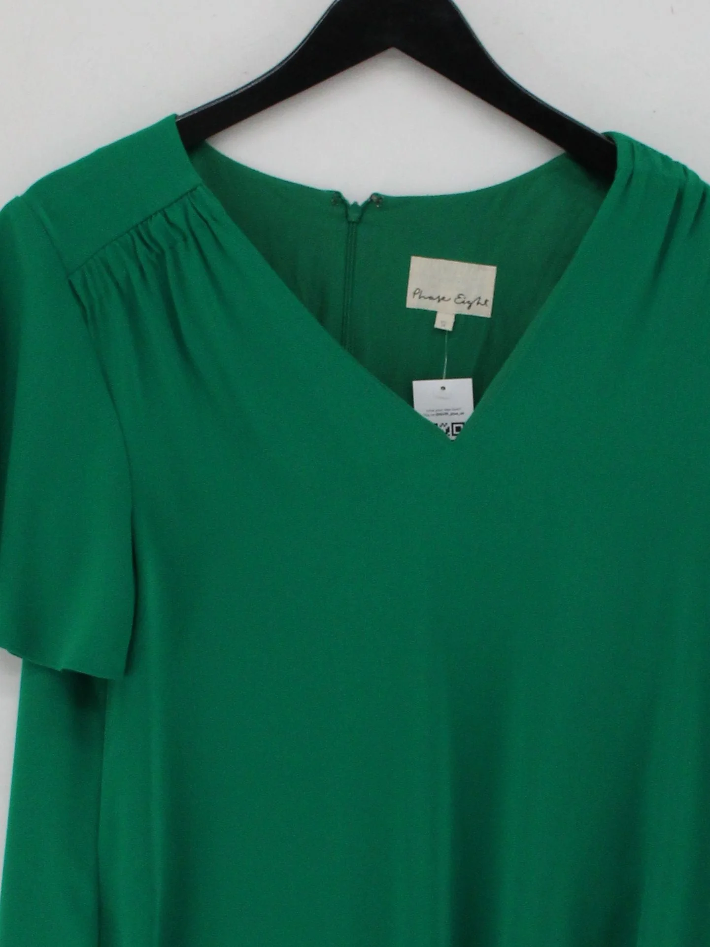 Phase Eight T-Shirt Mini Dress UK12 in Green - Image 3