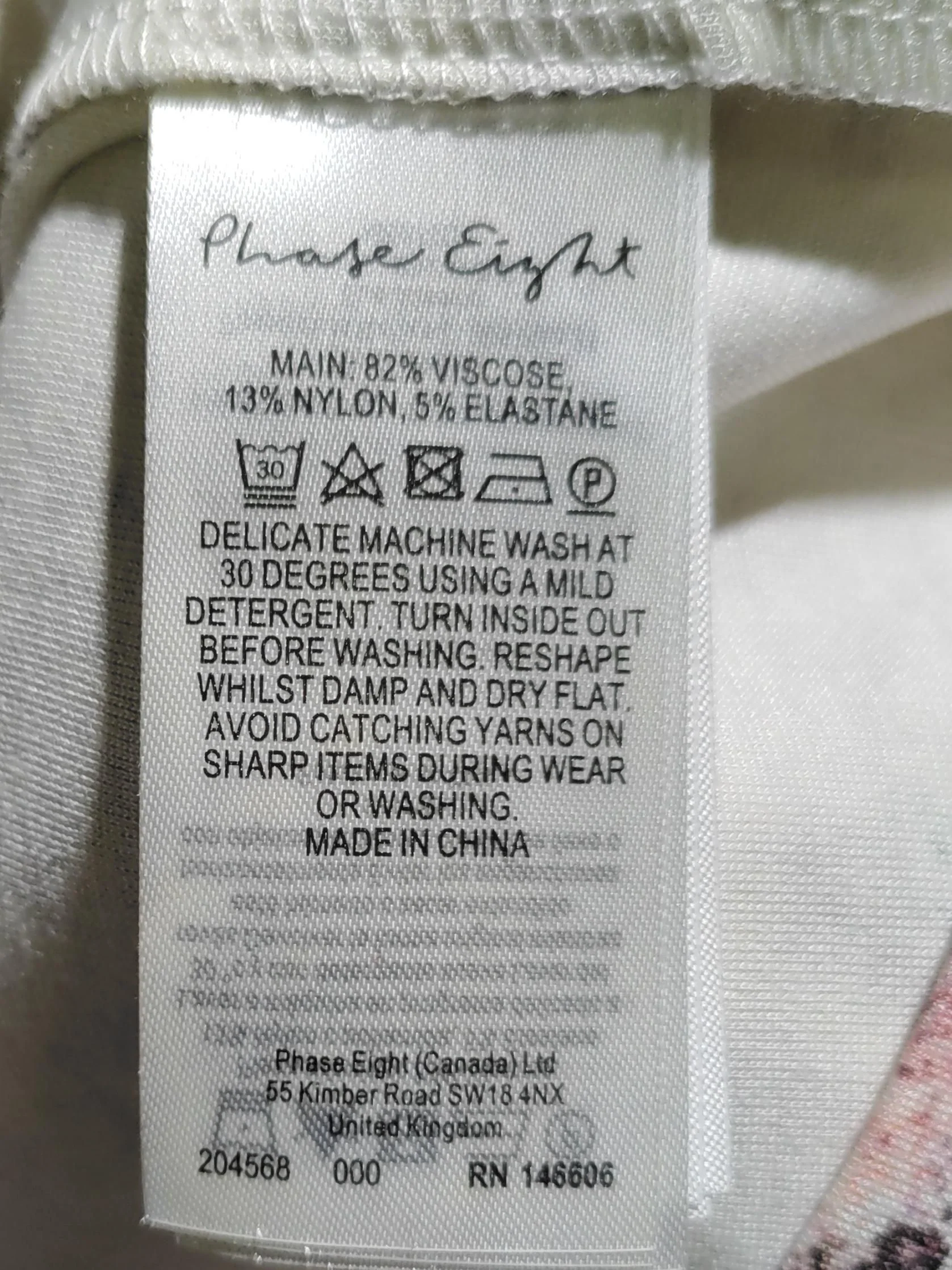 Phase Eight T-Shirt Mini Dress UK12 in Multi - Image 6