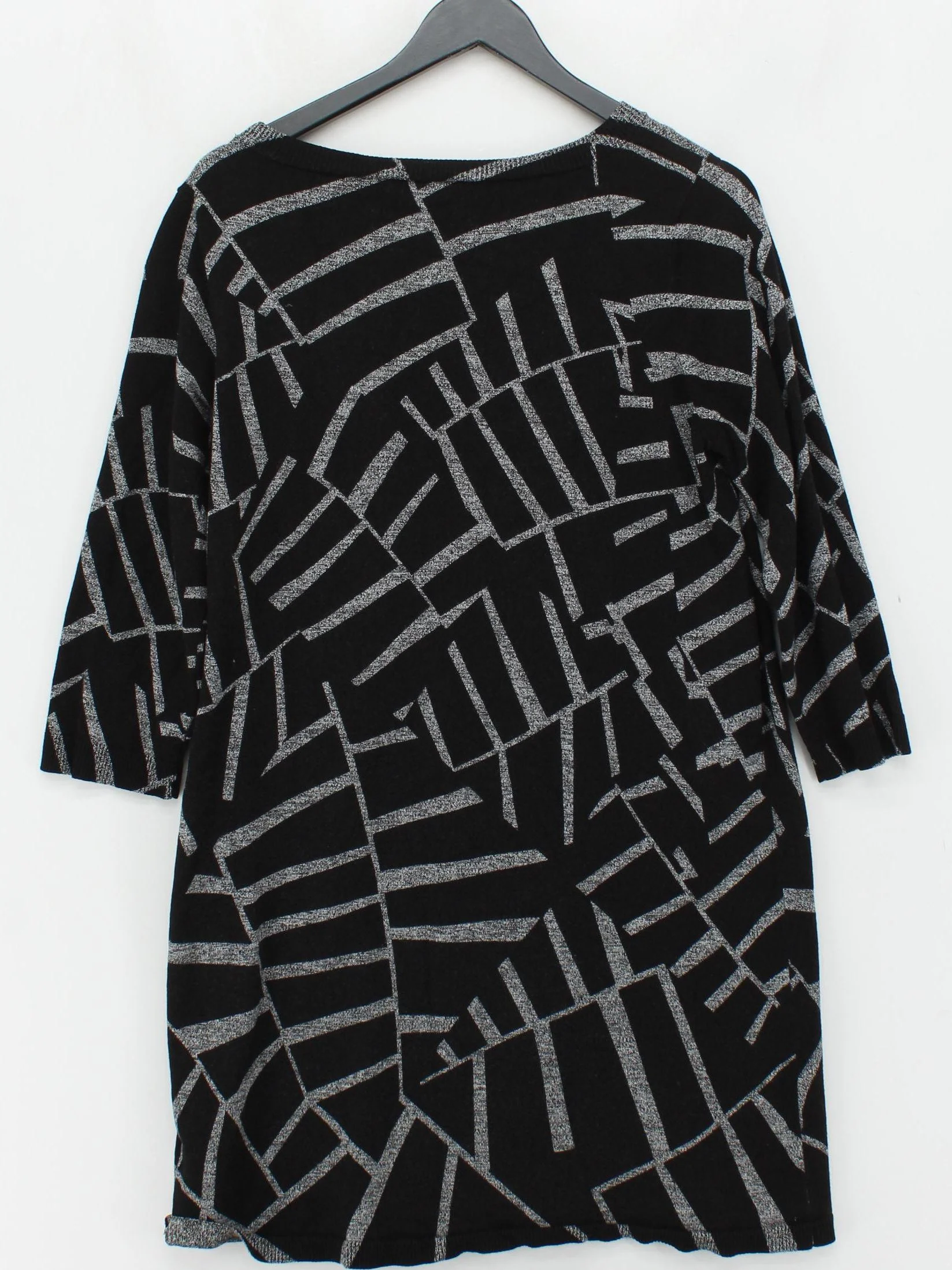 Phase Eight T-Shirt Mini Dress UK14 in Black - Image 2