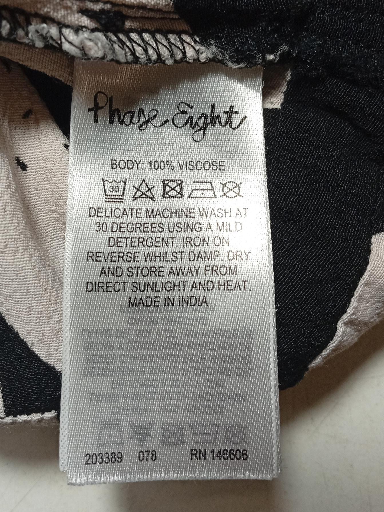 Phase Eight T-Shirt Mini Dress UK14 in Black - Image 7