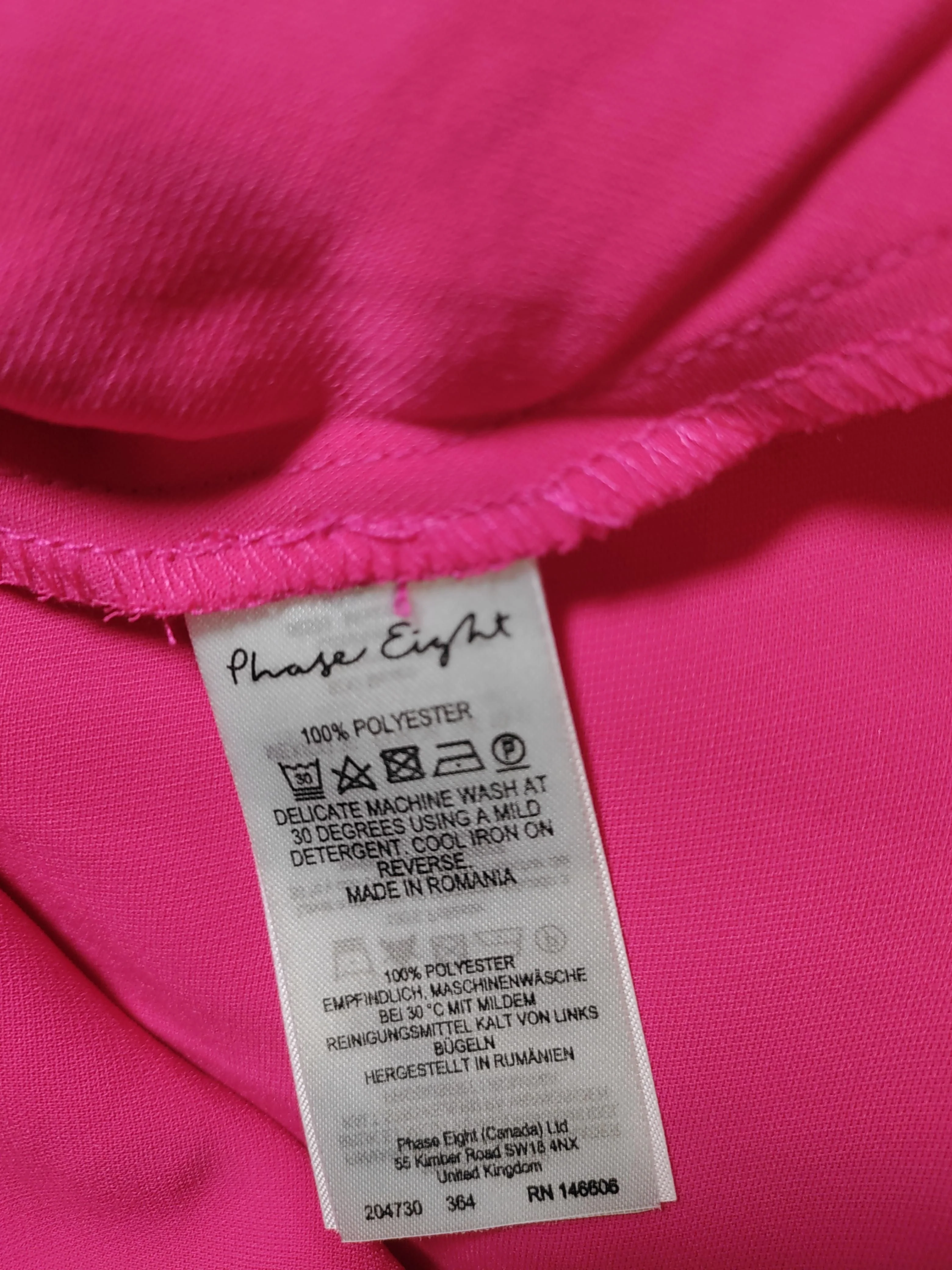 Phase Eight T-Shirt Mini Dress UK8 in Pink - Image 6