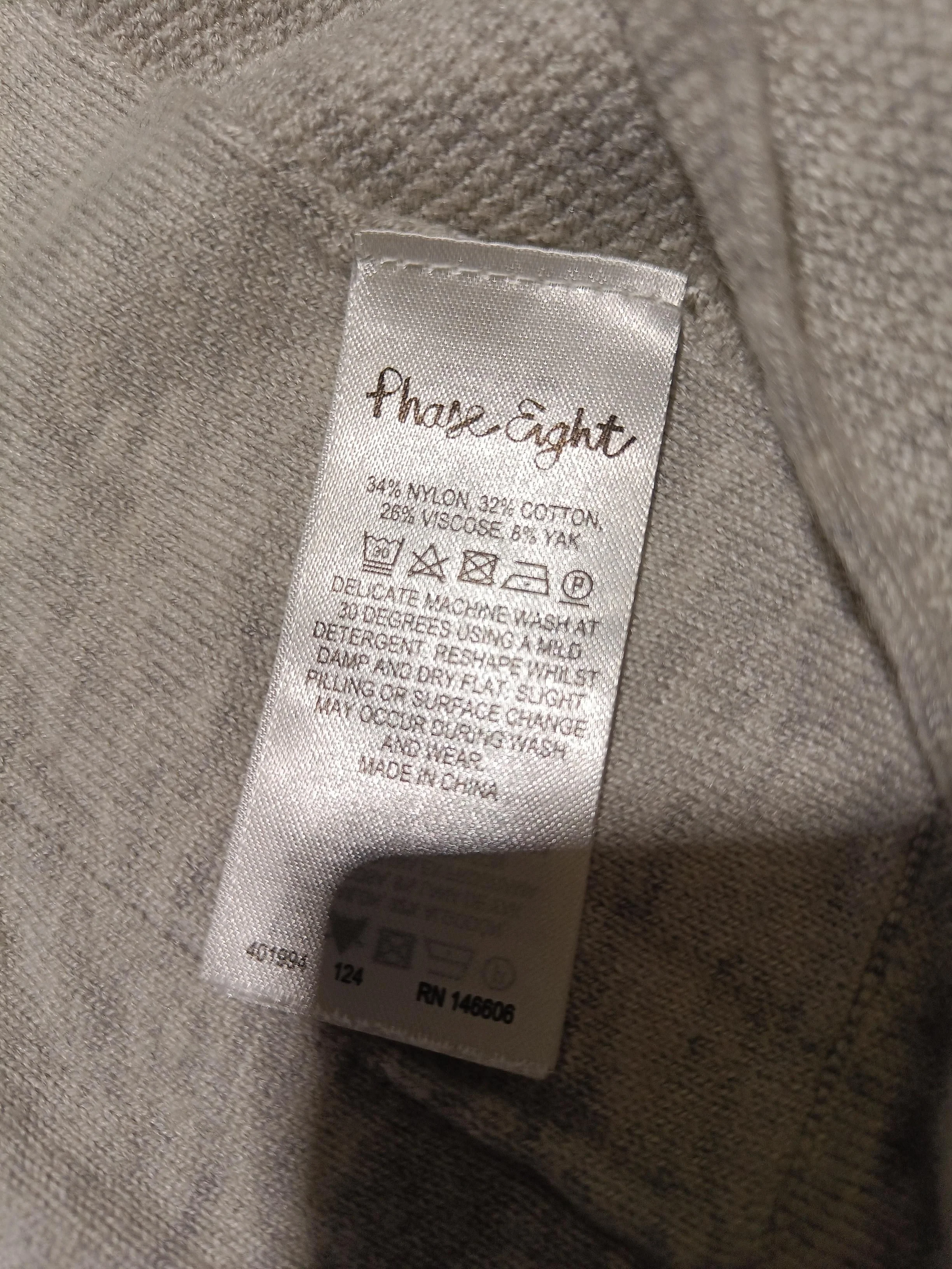 Phase Eight Women's Cardigan UK 10 Grey Nylon - Image 7