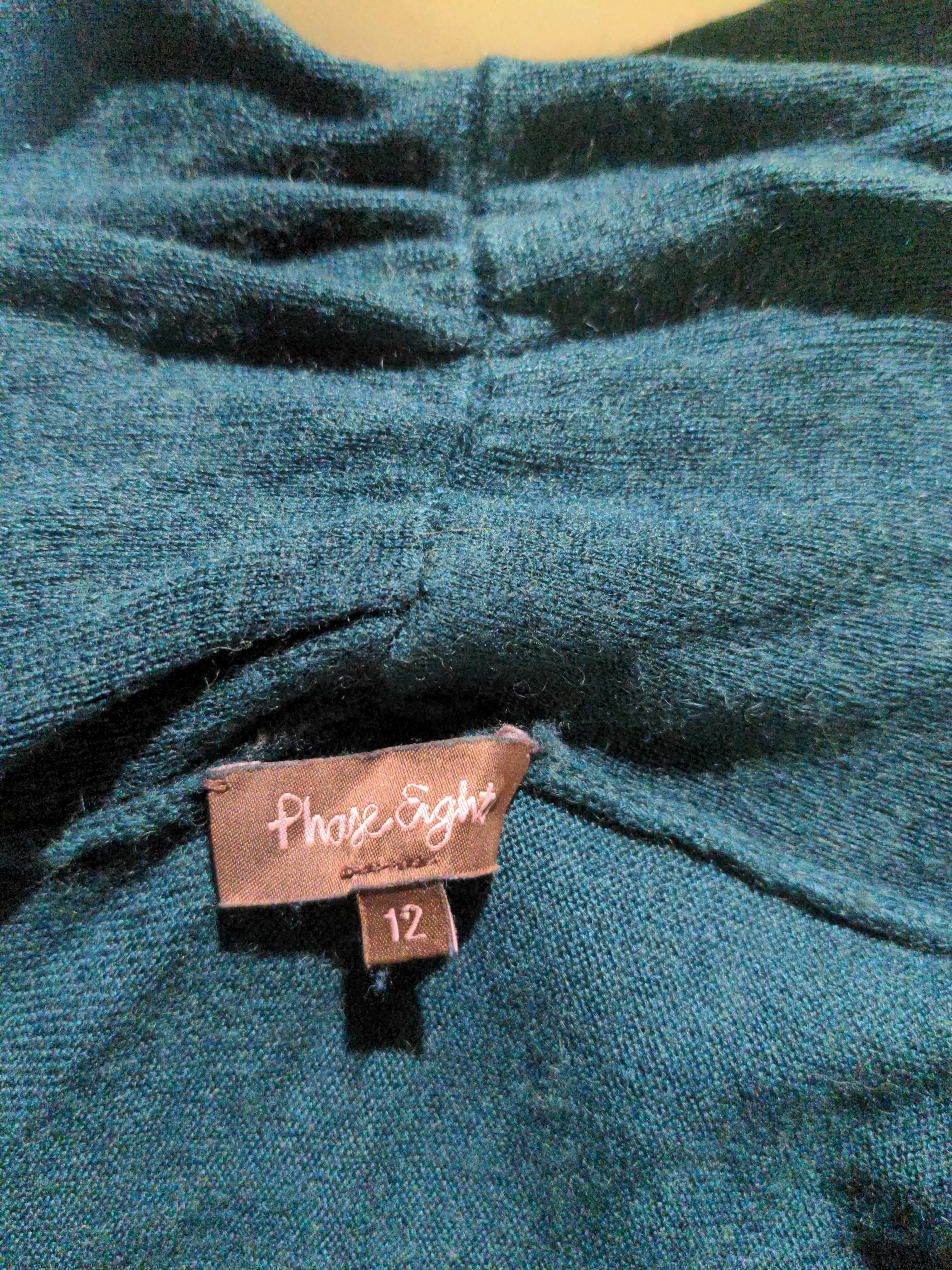 Phase Eight Women's Cardigan UK 12 Green 100% Other V-Neck Cardigan - Image 6