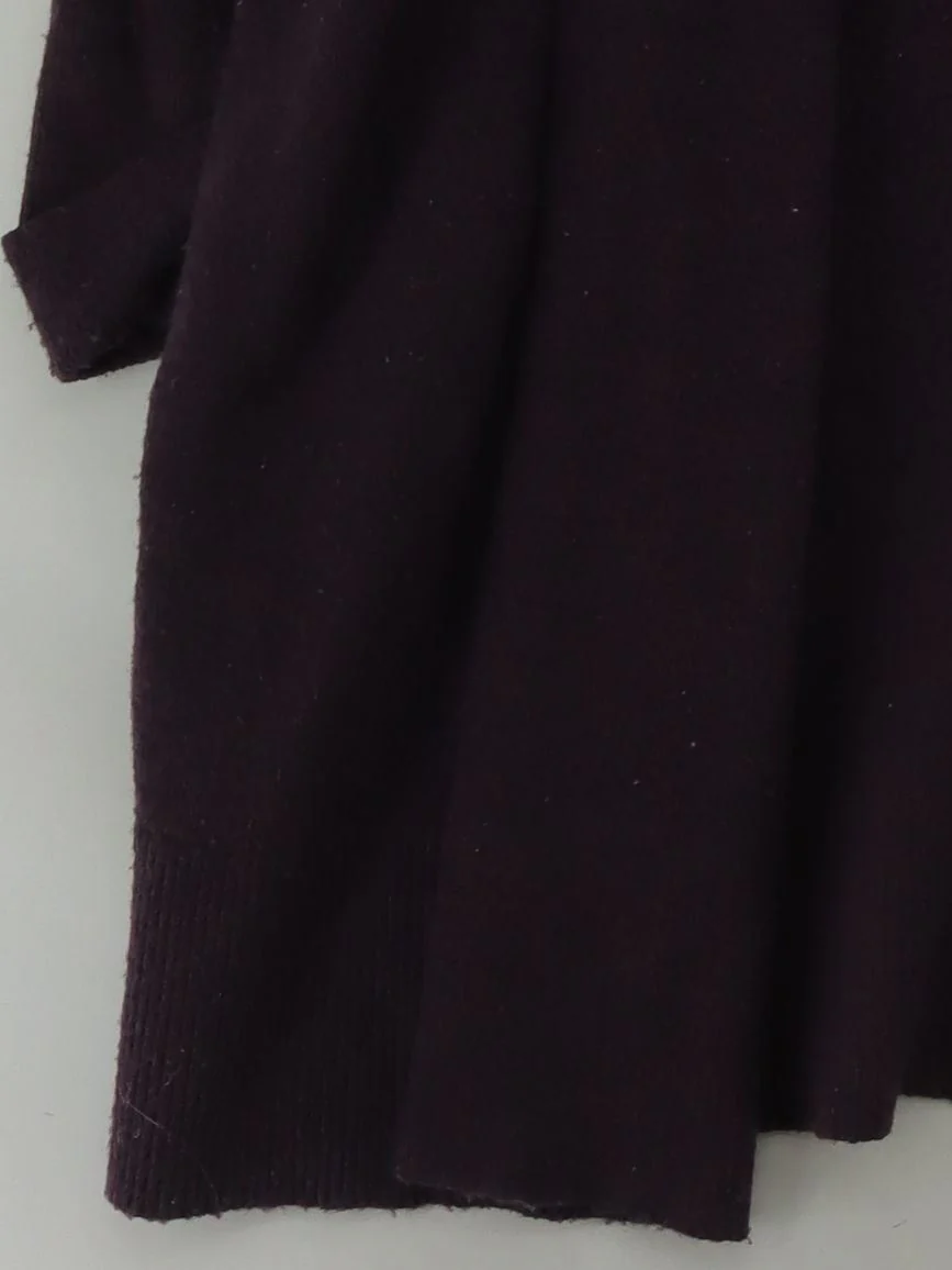 Phase Eight Women's Cardigan UK 12 Purple Acrylic - Image 4