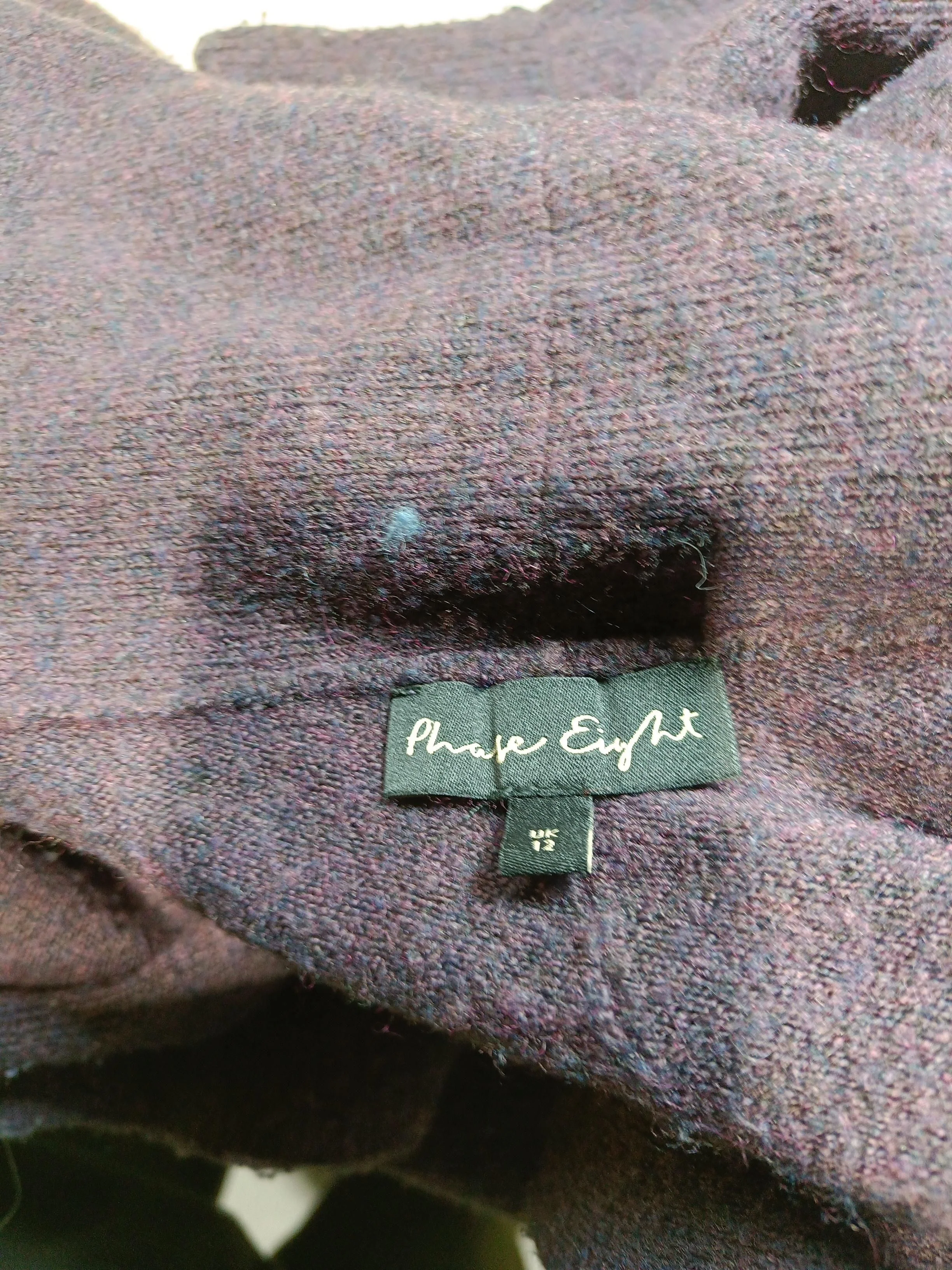 Phase Eight Women's Cardigan UK 12 Purple Acrylic - Image 6